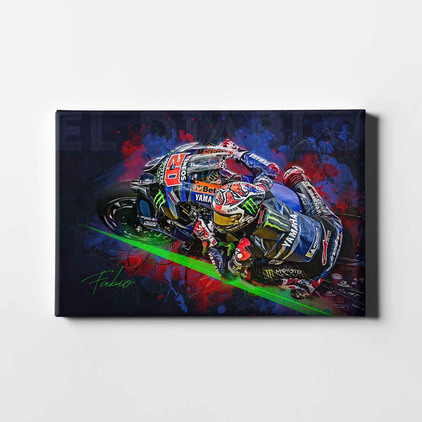 Leinwand Kunstdruck - Fabio Quartararo - "Fabio 23" - FQ10