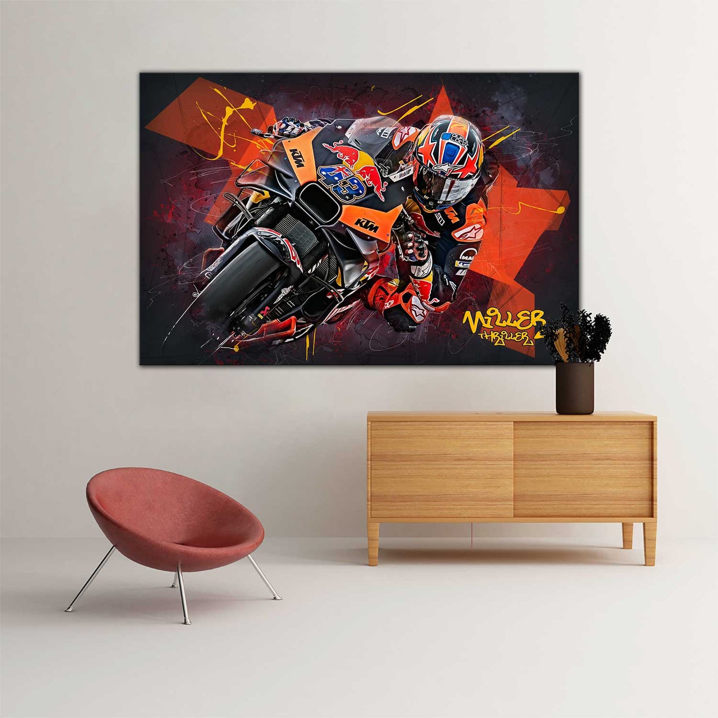 Leinwand Kunstdruck - Jack Miller - "Thriller Miller"