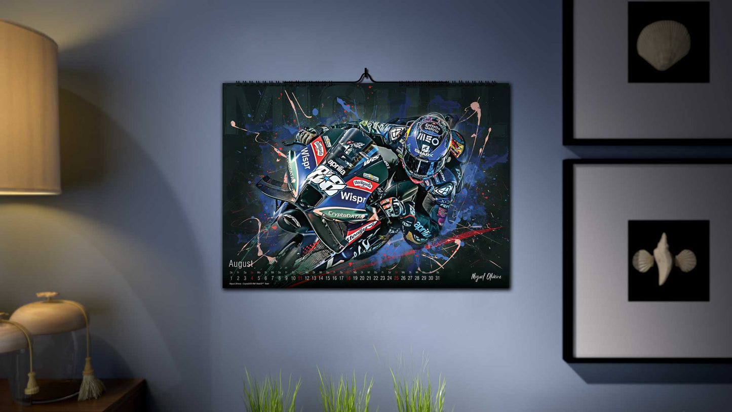 Grand Prix Artworks Limited Edition 250 Stück | Kalender 2024 - Premium Wandkalender im Format DIN A2 - RIESIG