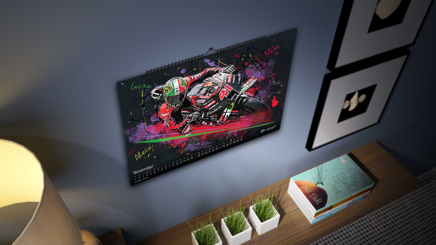 Grand Prix Artworks Limited Edition 250 Stück | Kalender 2024 - Premium Wandkalender im Format DIN A2 - RIESIG