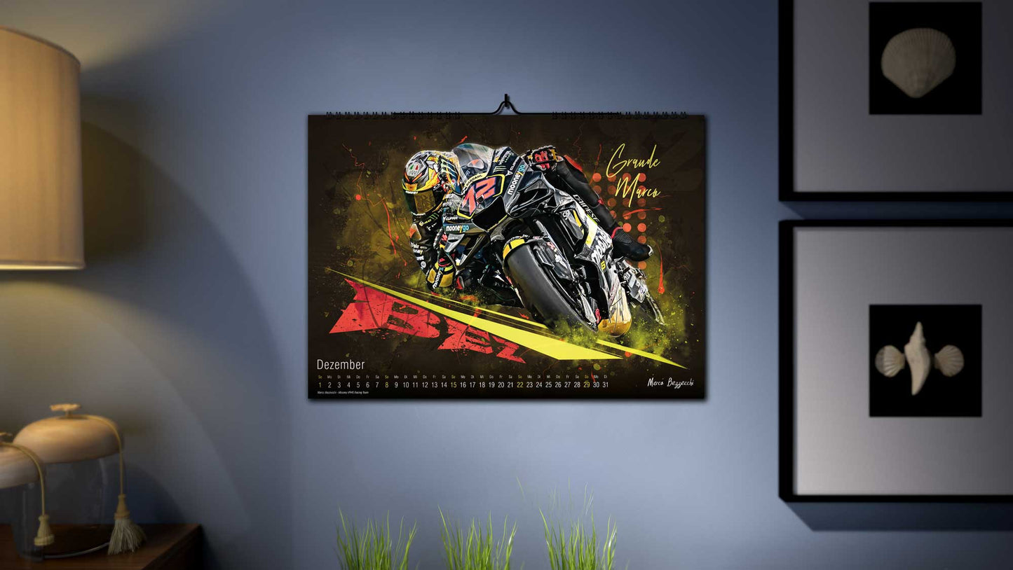 Grand Prix Artworks Limited Edition 250 Stück | Kalender 2024 - Premium Wandkalender im Format DIN A2 - RIESIG