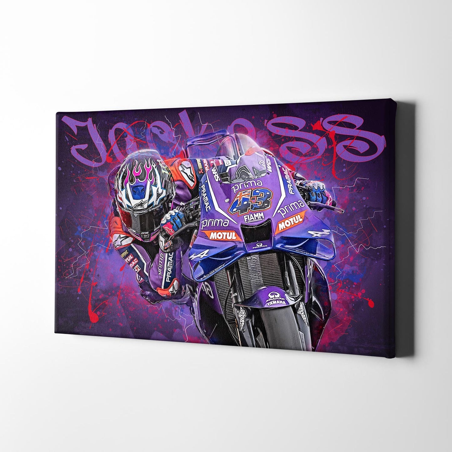 Leinwand Kunstdruck - Jack Miller - "Purple" - JM06