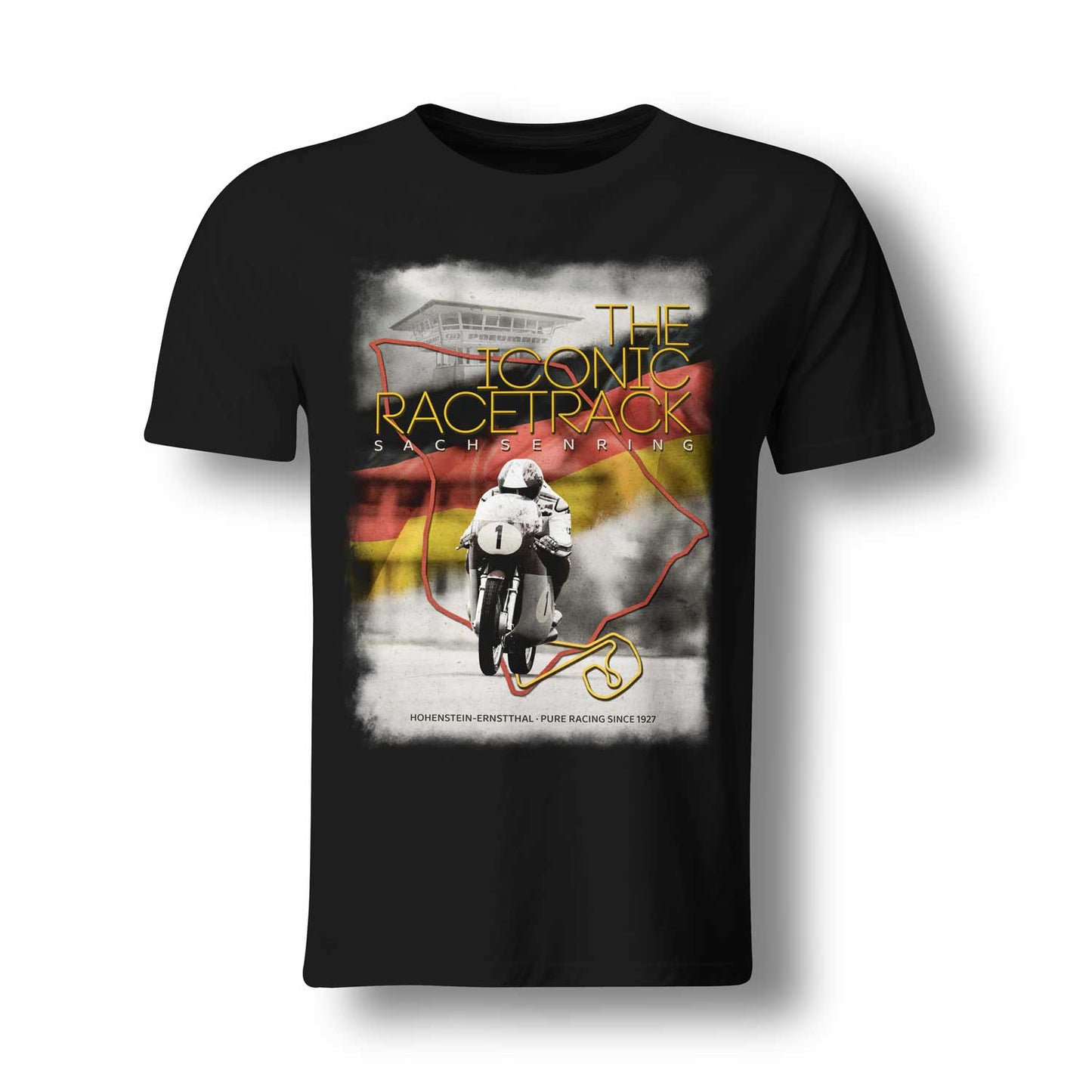 the iconic racetrack SACHSENRING - Premium Shirt