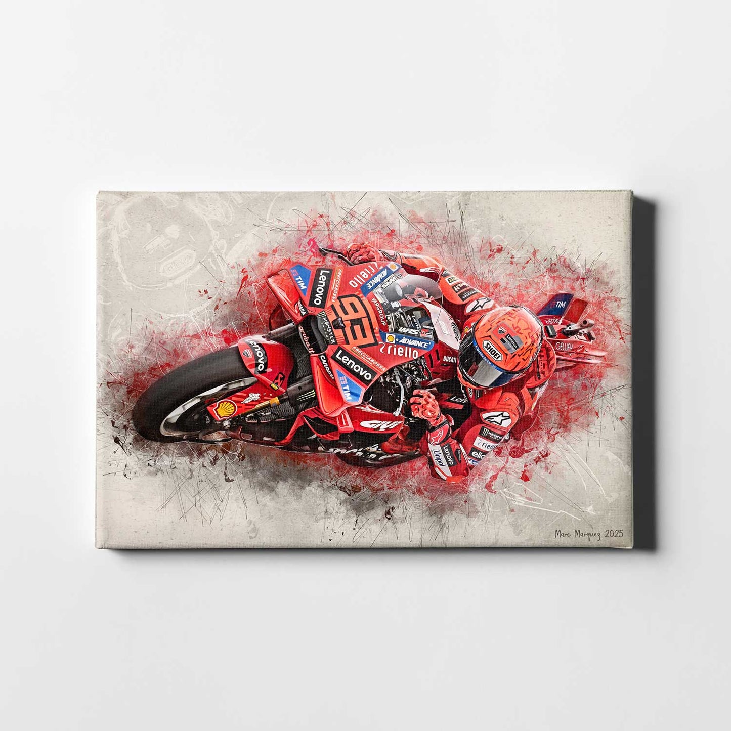 Leinwand Kunstdruck - Marc Marquez - "Classic 2025" - MM25