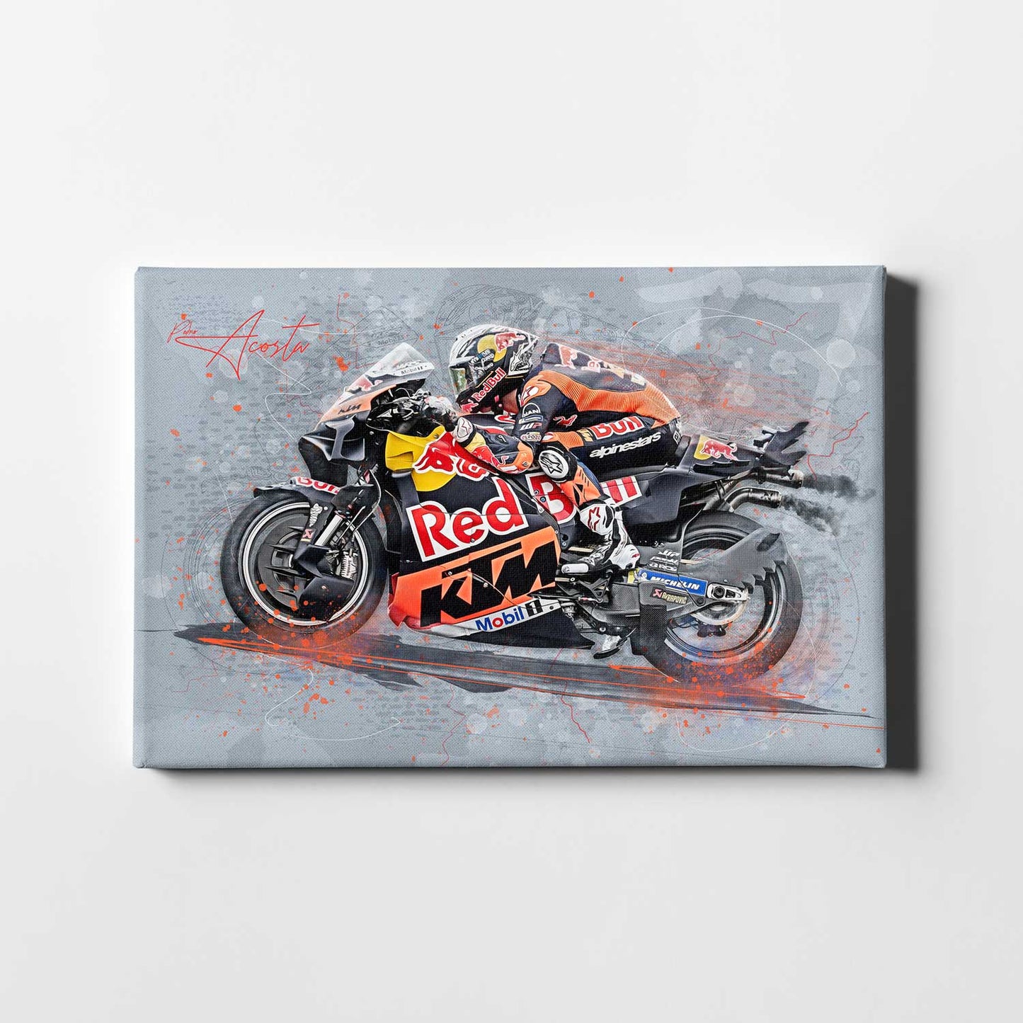 Leinwand Kunstdruck - Pedro Acosta - "speed37" - PA03