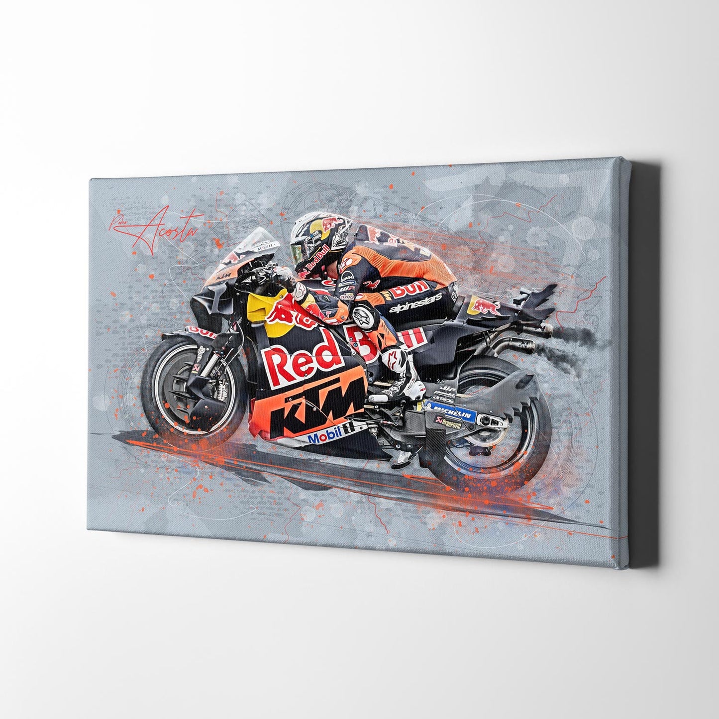 Leinwand Kunstdruck - Pedro Acosta - "speed37" - PA03