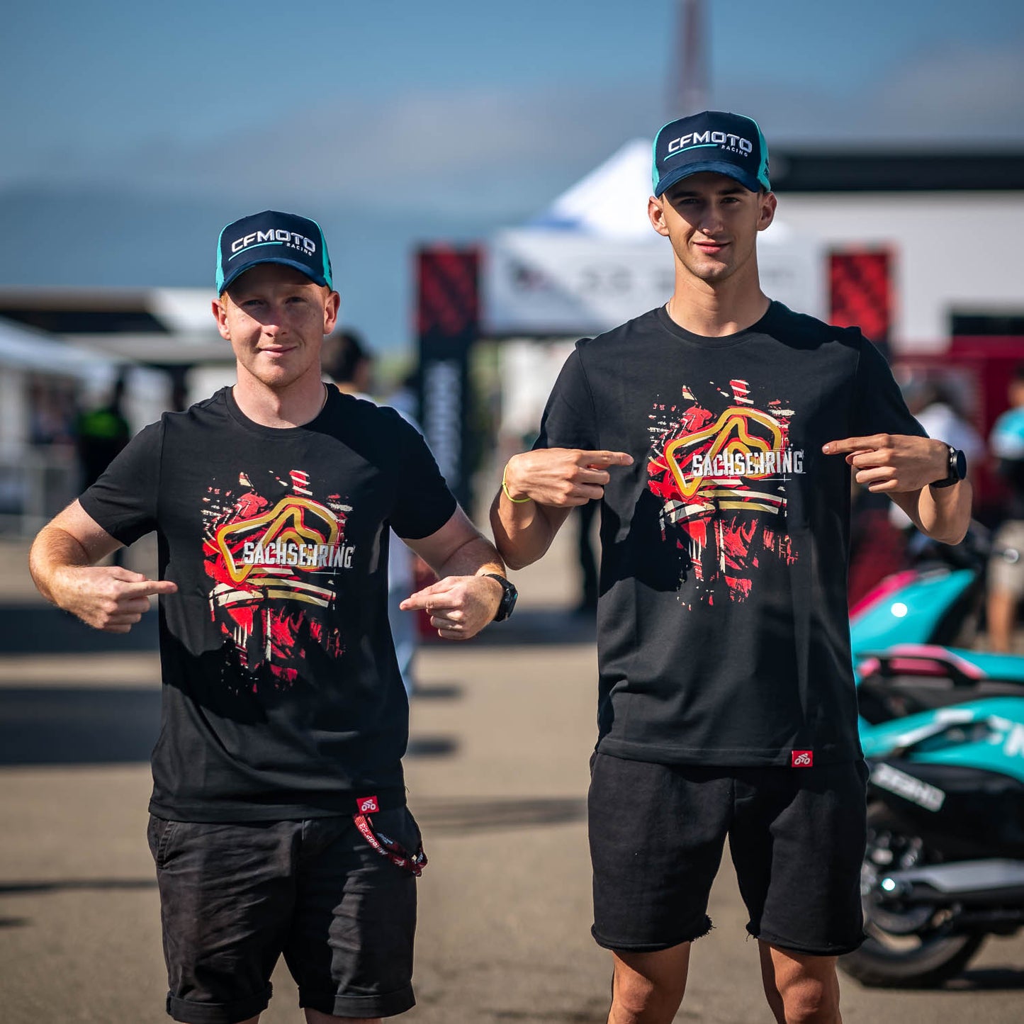 Sachsenring "Splash" - Premium Shirt