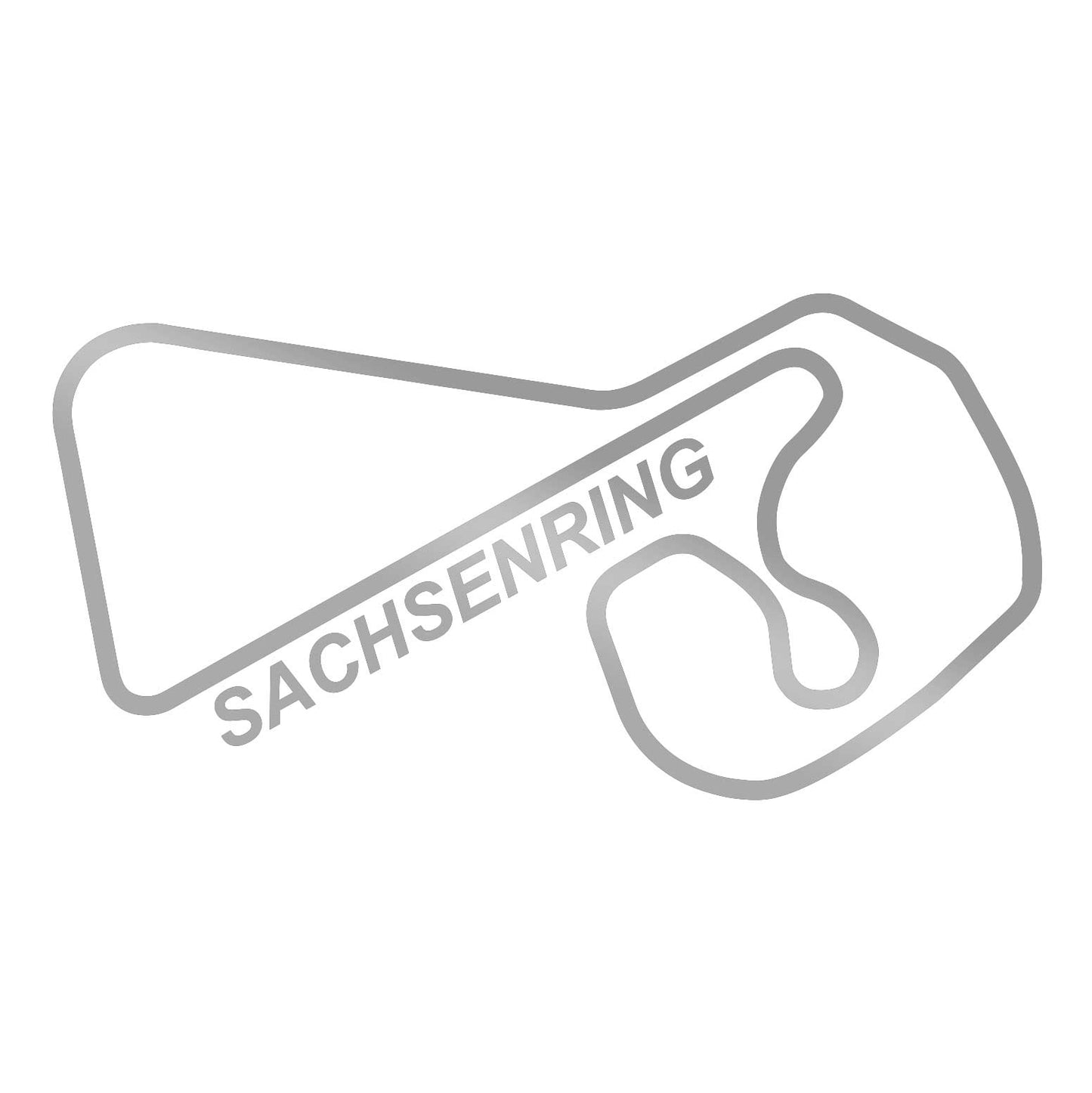 Autoaufkleber Sticker - Sachsenring 120x62mm