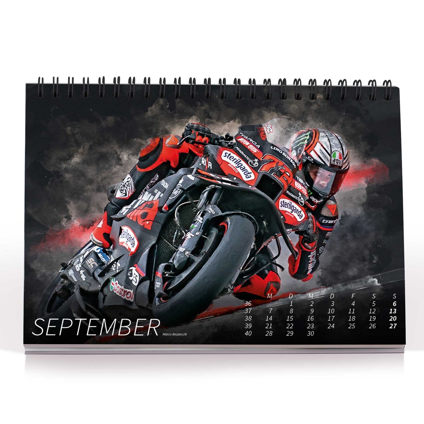 Tischkalender Motorrad Grand Prix Artwork - 2026