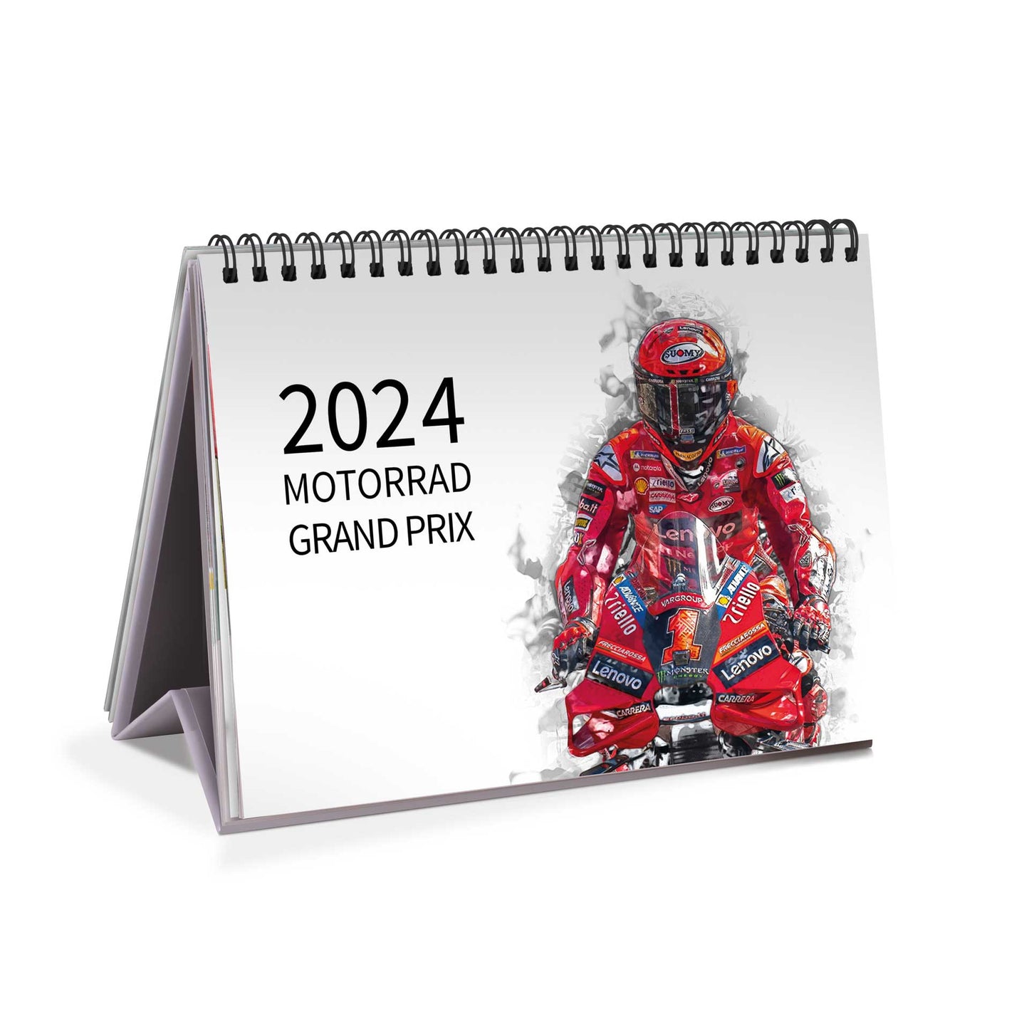 Tischkalender Motorrad Grand Prix Artwork - 2024
