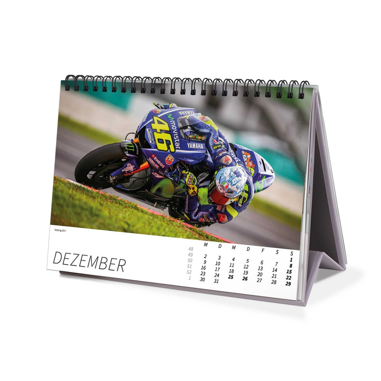 Tischkalender Valentino Rossi "back in the days" 2024