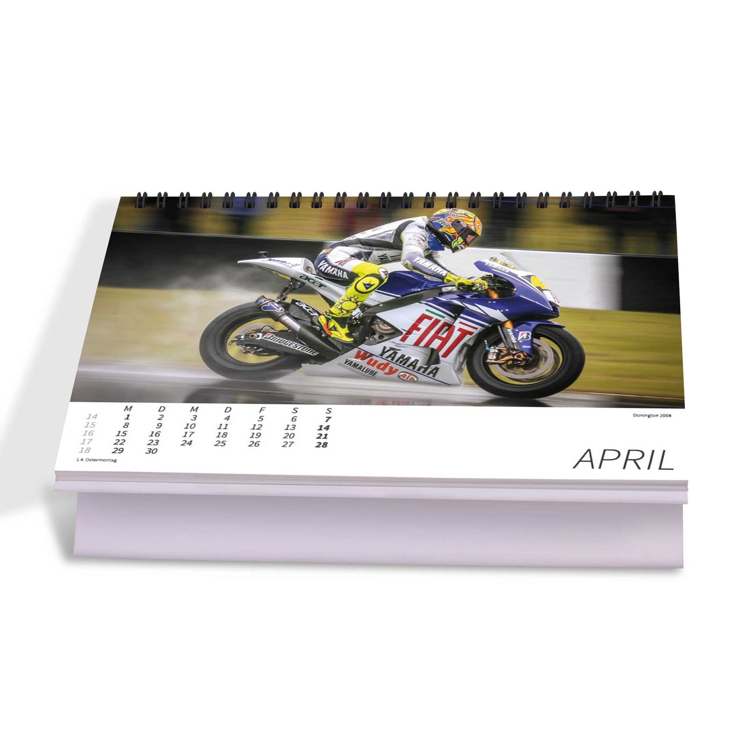 Tischkalender Valentino Rossi "back in the days" 2024