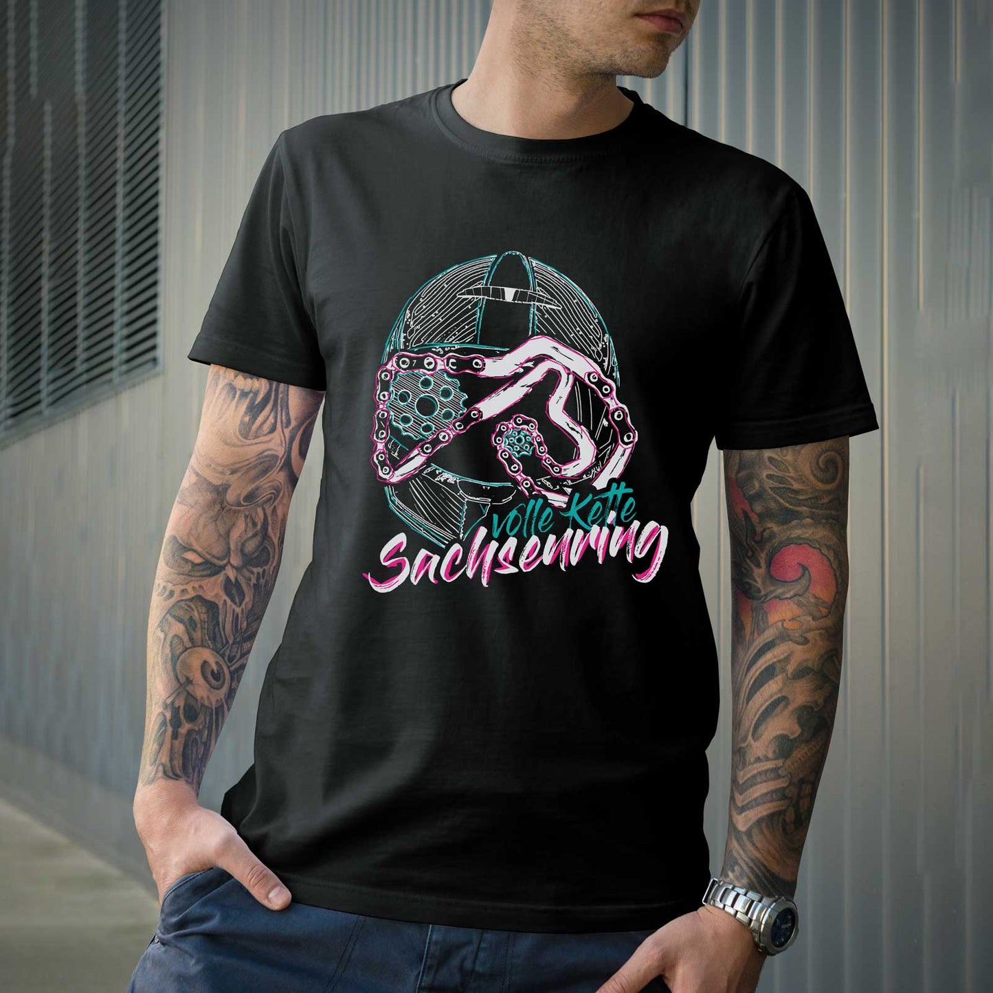 Volle Kette Sachsenring - Premium Shirt