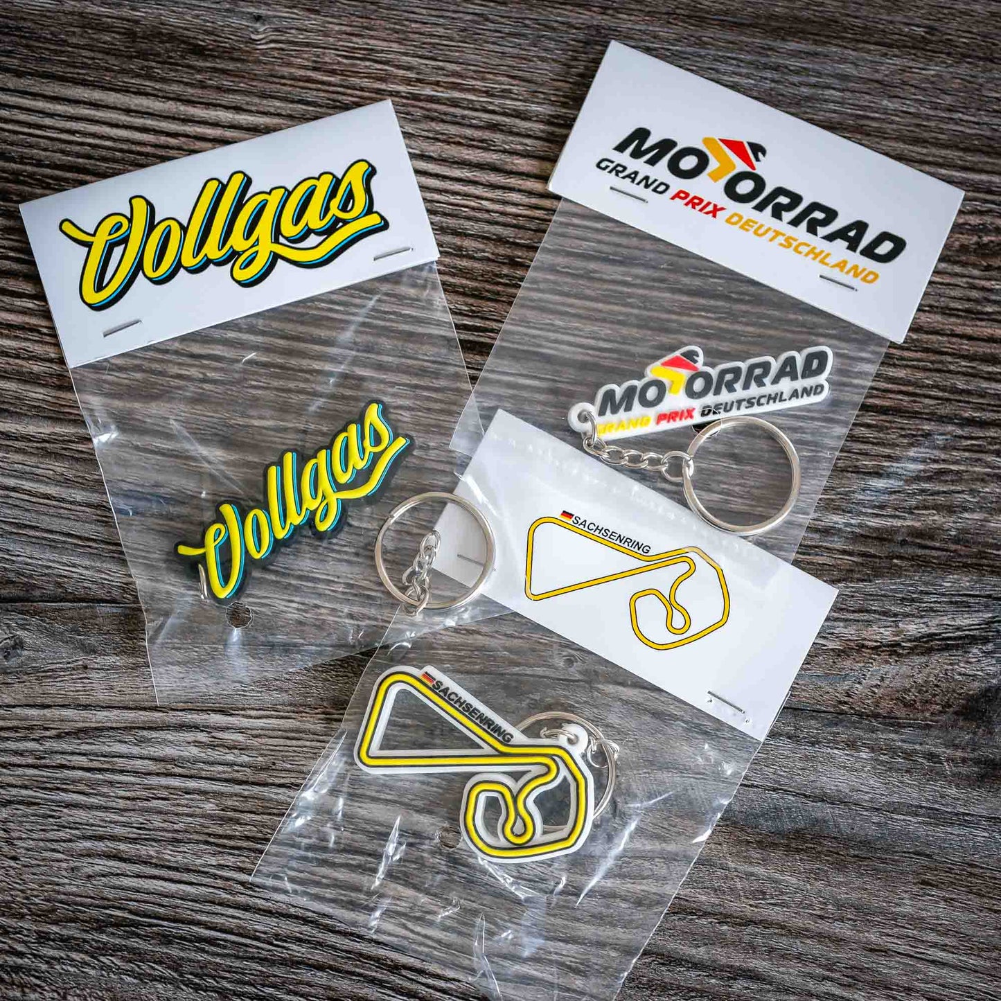 Schlüsselanhänger SET - Vollgas Grand Prix