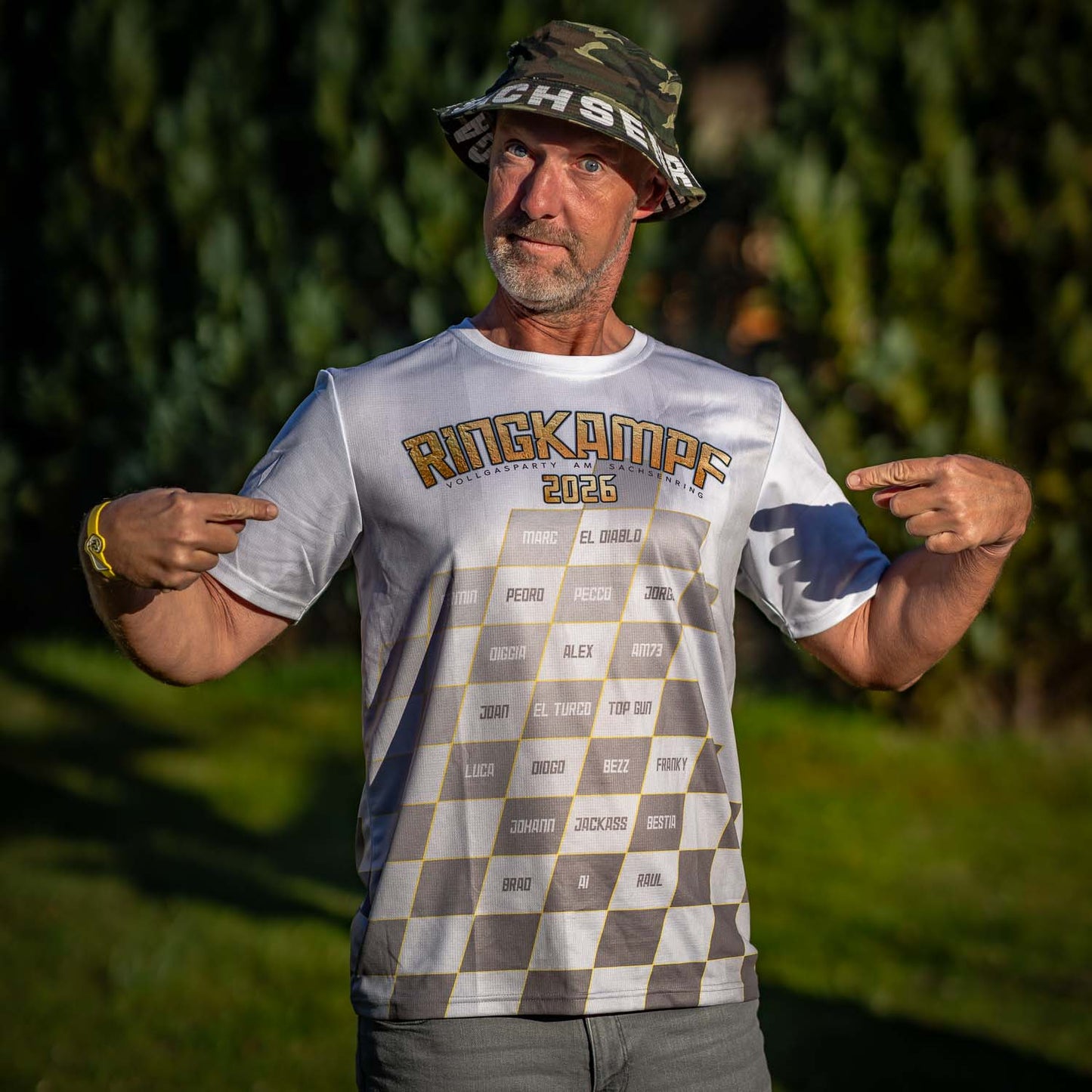 Limitiertes Sachsenring Shirt "RINGKAMPF 2026" inkl. Armband - nur 500 Stück