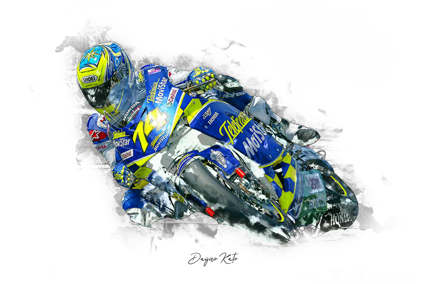 Daijiro Kato - Kunstdruck gerahmt - 40 x 30 cm