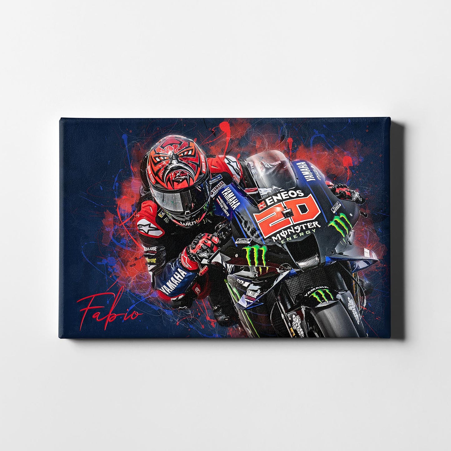 Leinwand Kunstdruck - Fabio Quartararo - "Fabio 21" - FQ06