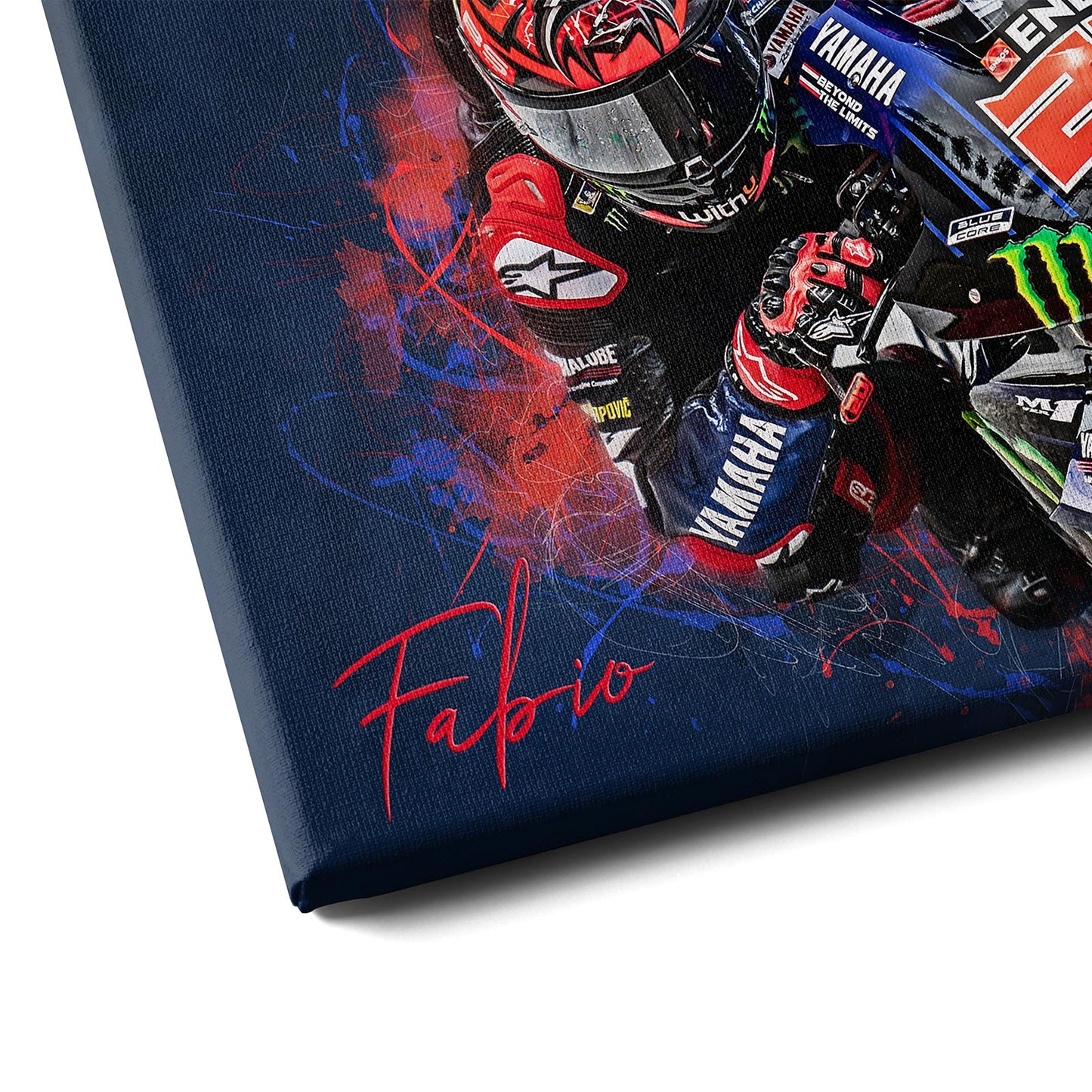 Leinwand Kunstdruck - Fabio Quartararo - "Fabio 21" - FQ06