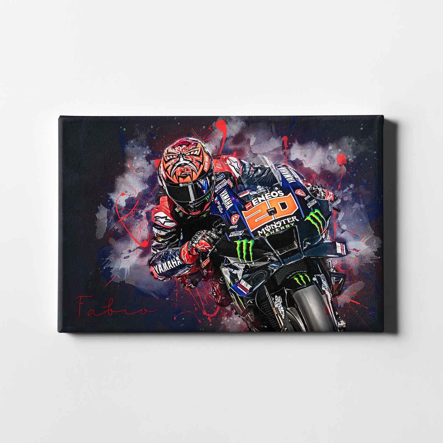 Leinwand Kunstdruck - Fabio Quartararo - "Fabio22" - FQ09