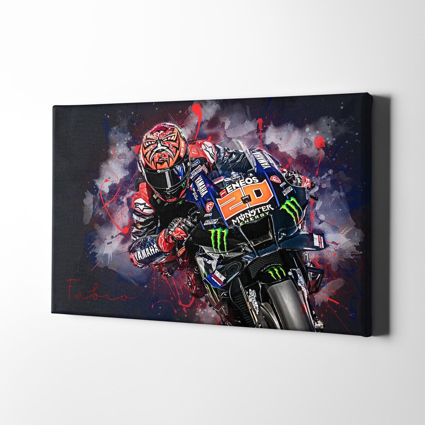 Leinwand Kunstdruck - Fabio Quartararo - "Fabio22" - FQ09