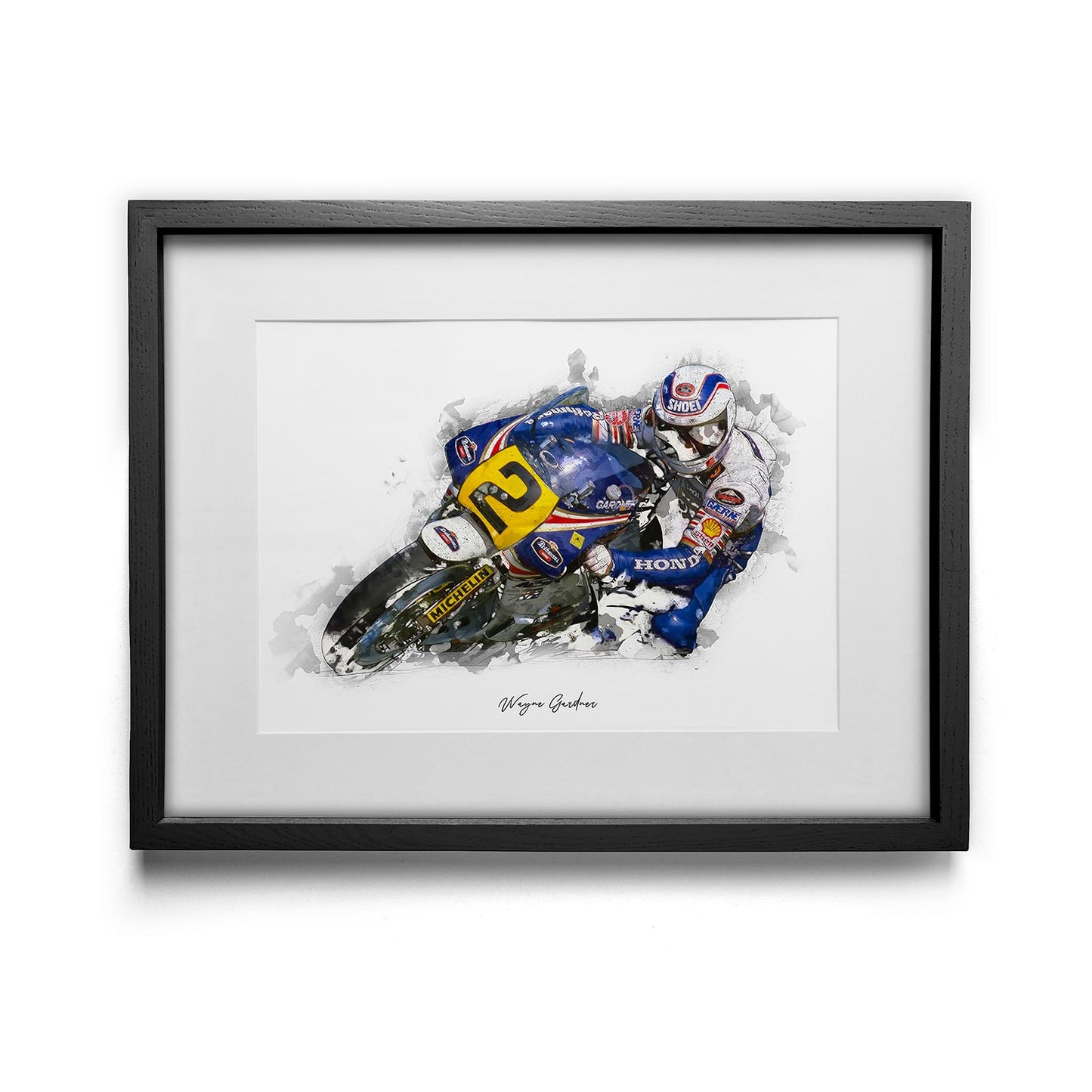 Wayne Gardner - Kunstdruck gerahmt - 40 x 30 cm