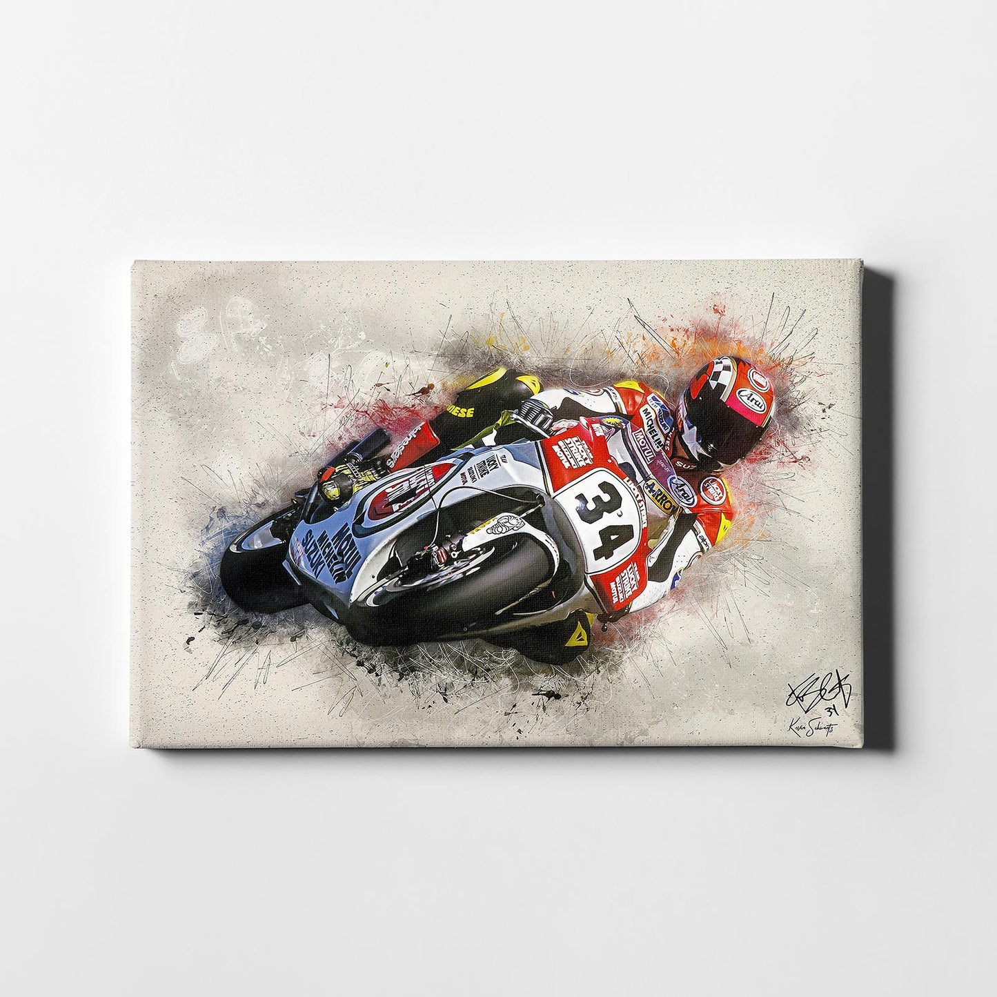 Leinwanddruck Artwork - Kevin Schwantz - "Classic" - KS02