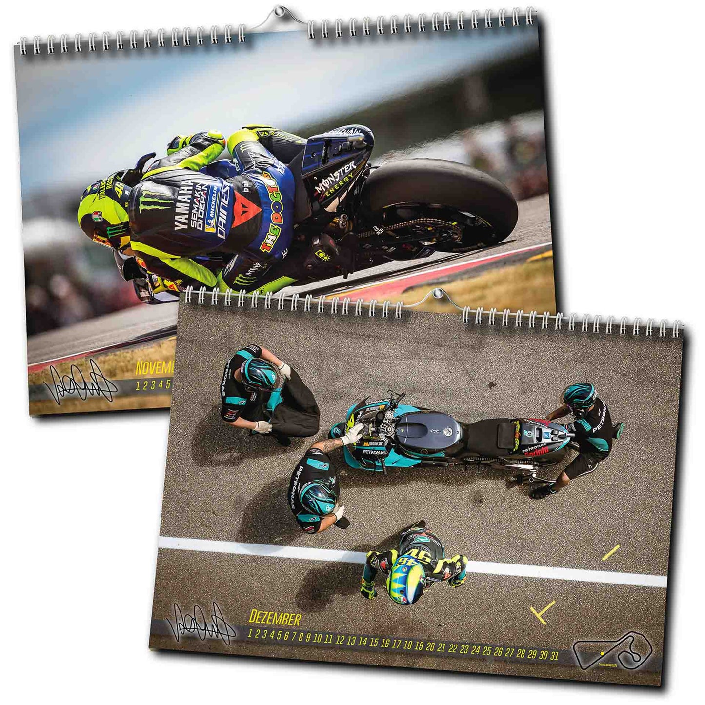 Valentino Rossi auf dem Sachsenring - Der unendliche Kalender