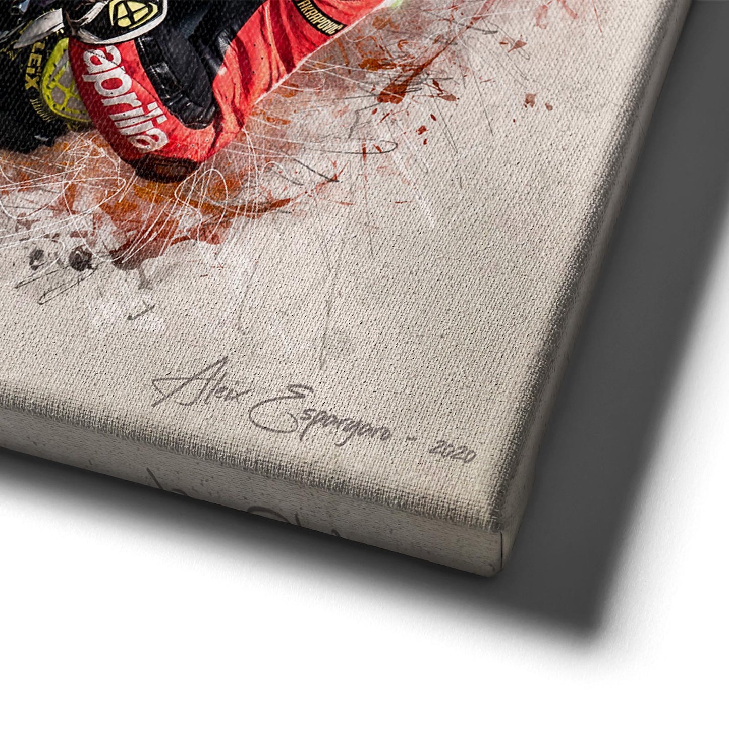 Leinwand Kunstdruck - Aleix Espargaro - "Classic 20" - AE06