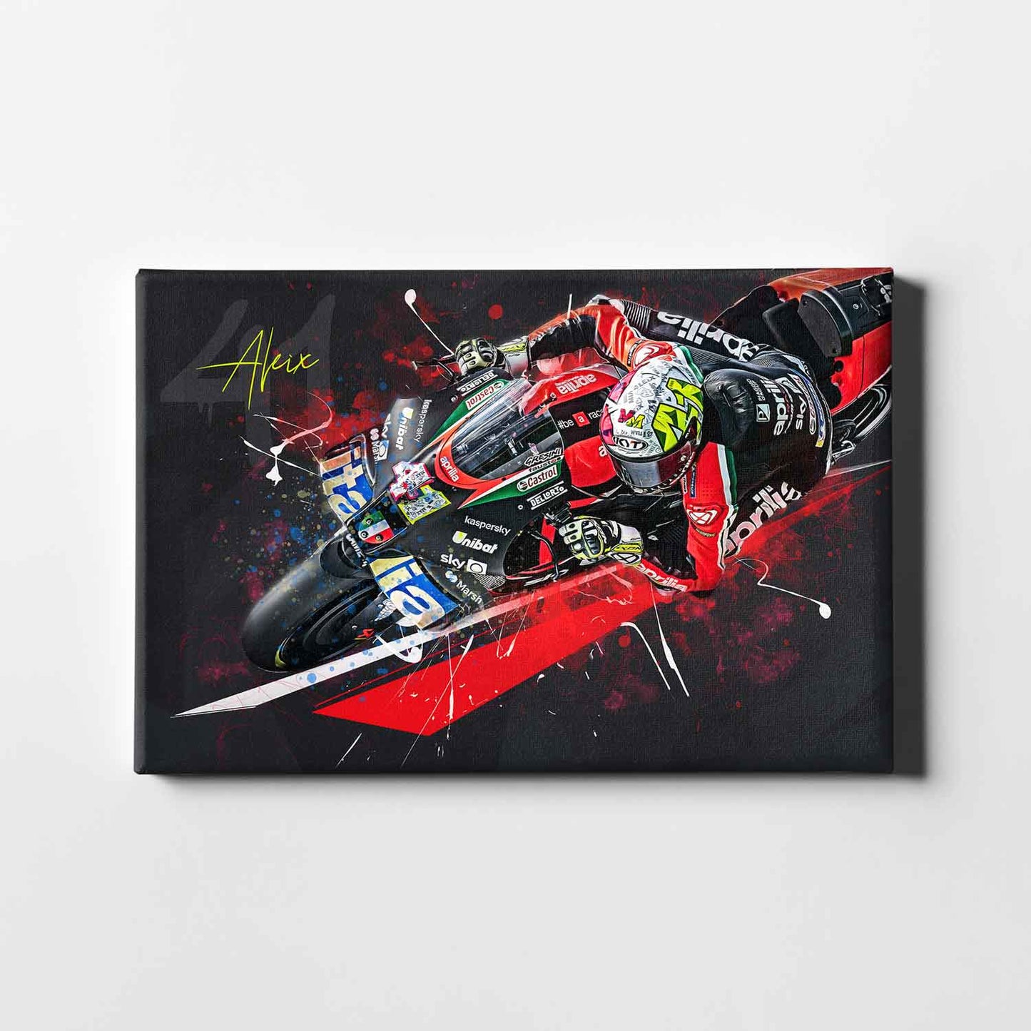 Leinwand Kunstdruck - Aleix Espargaro - "Italia" - AE08
