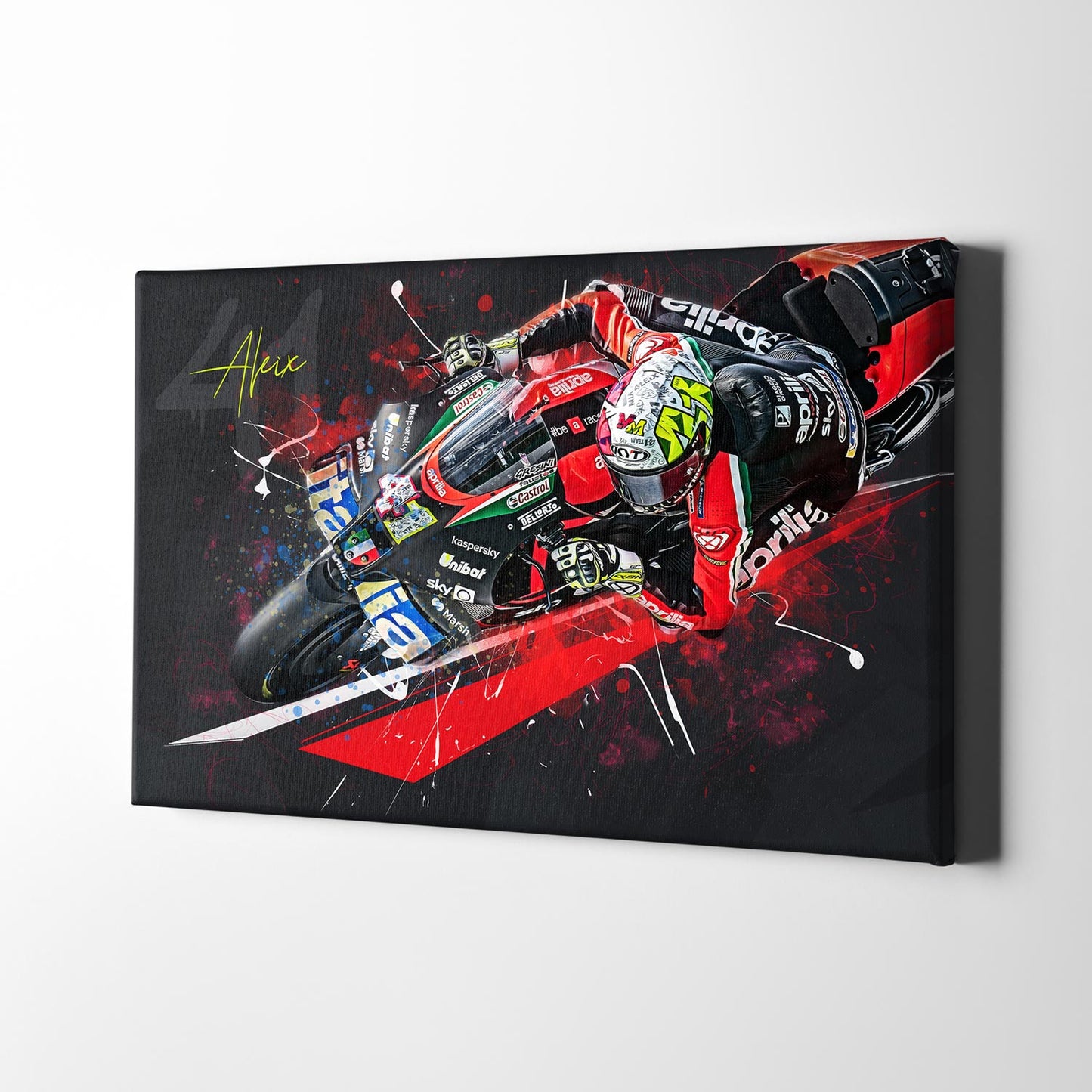 Leinwand Kunstdruck - Aleix Espargaro - "Italia" - AE08