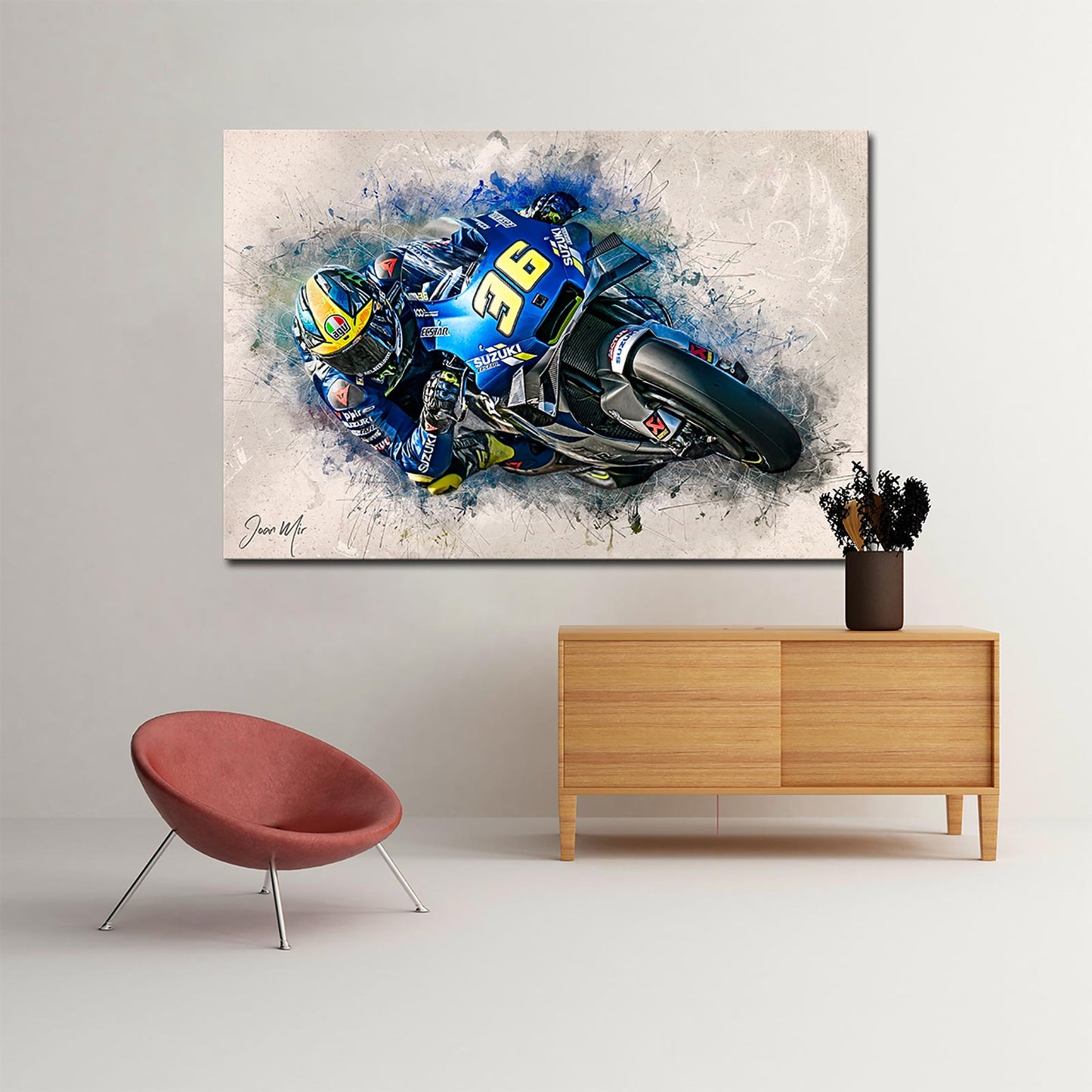 Leinwand Kunstdruck - Joan Mir - "Classic" - JM02