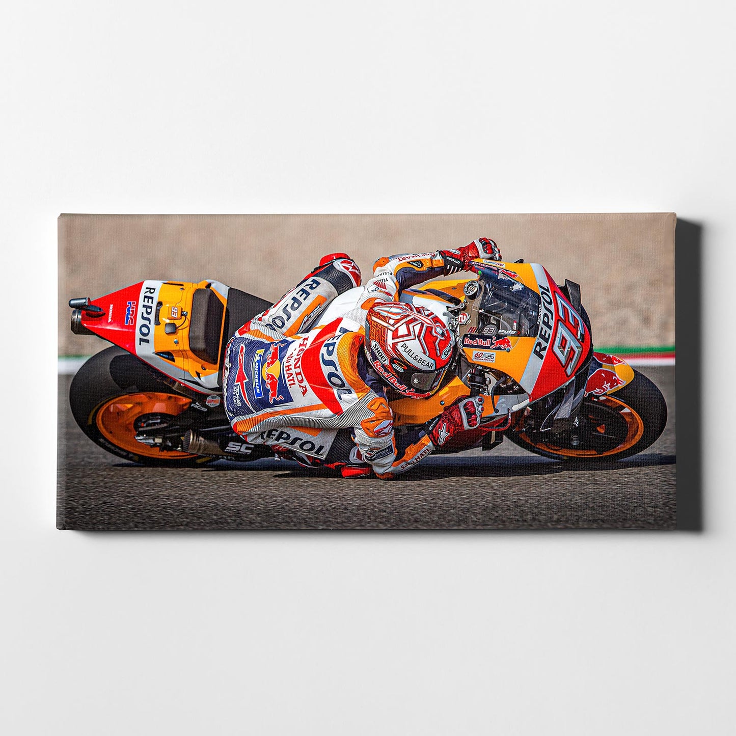 Leinwand Kunstdruck - Marc Marquez - "60 Grad" - MM17