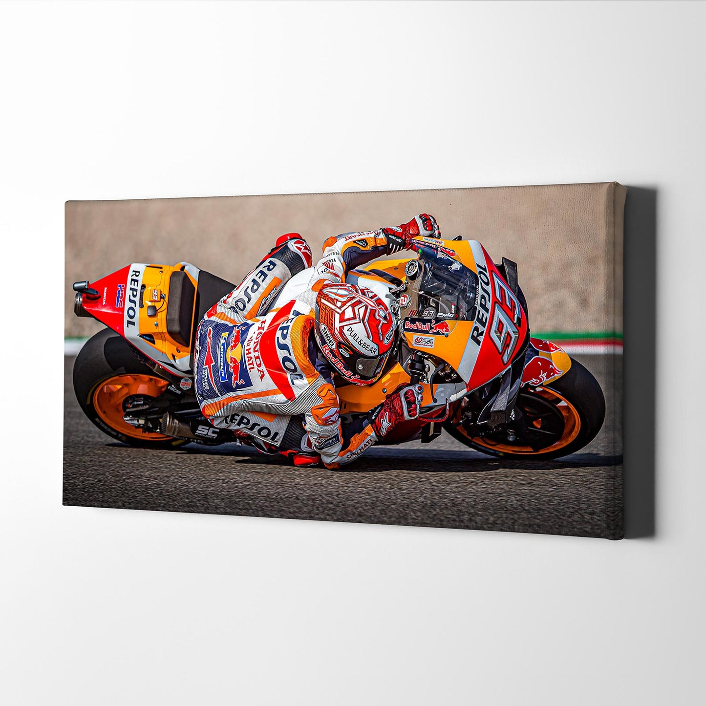 Leinwand Kunstdruck - Marc Marquez - "60 Grad" - MM17