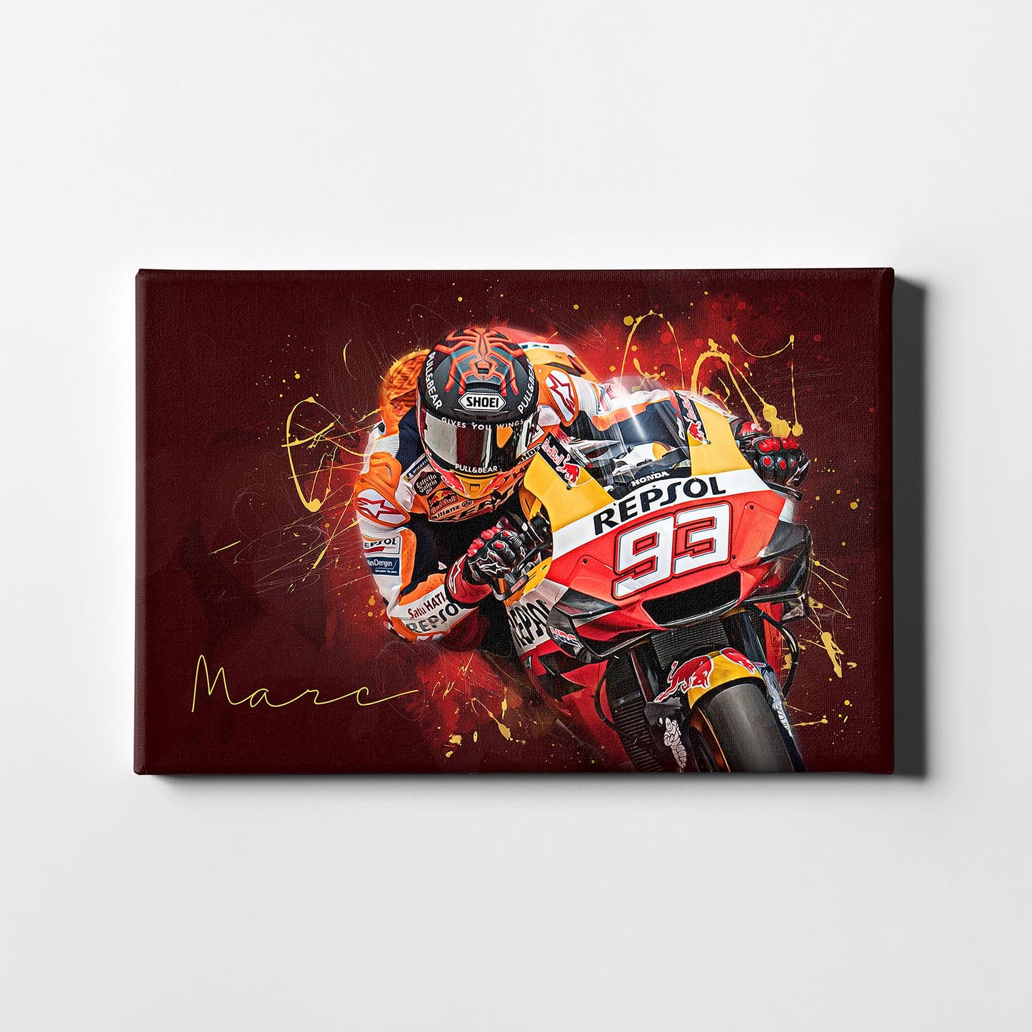 Leinwand Kunstdruck - Marc Marquez - "Sepang" - MM19