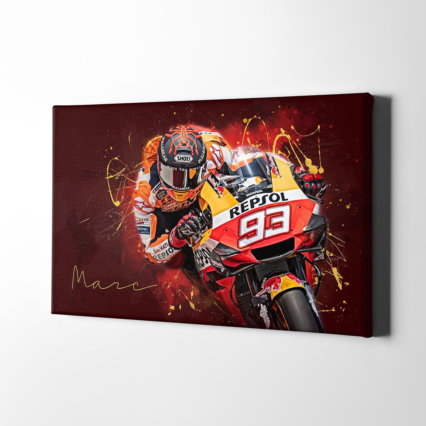Leinwand Kunstdruck - Marc Marquez - "Sepang" - MM19