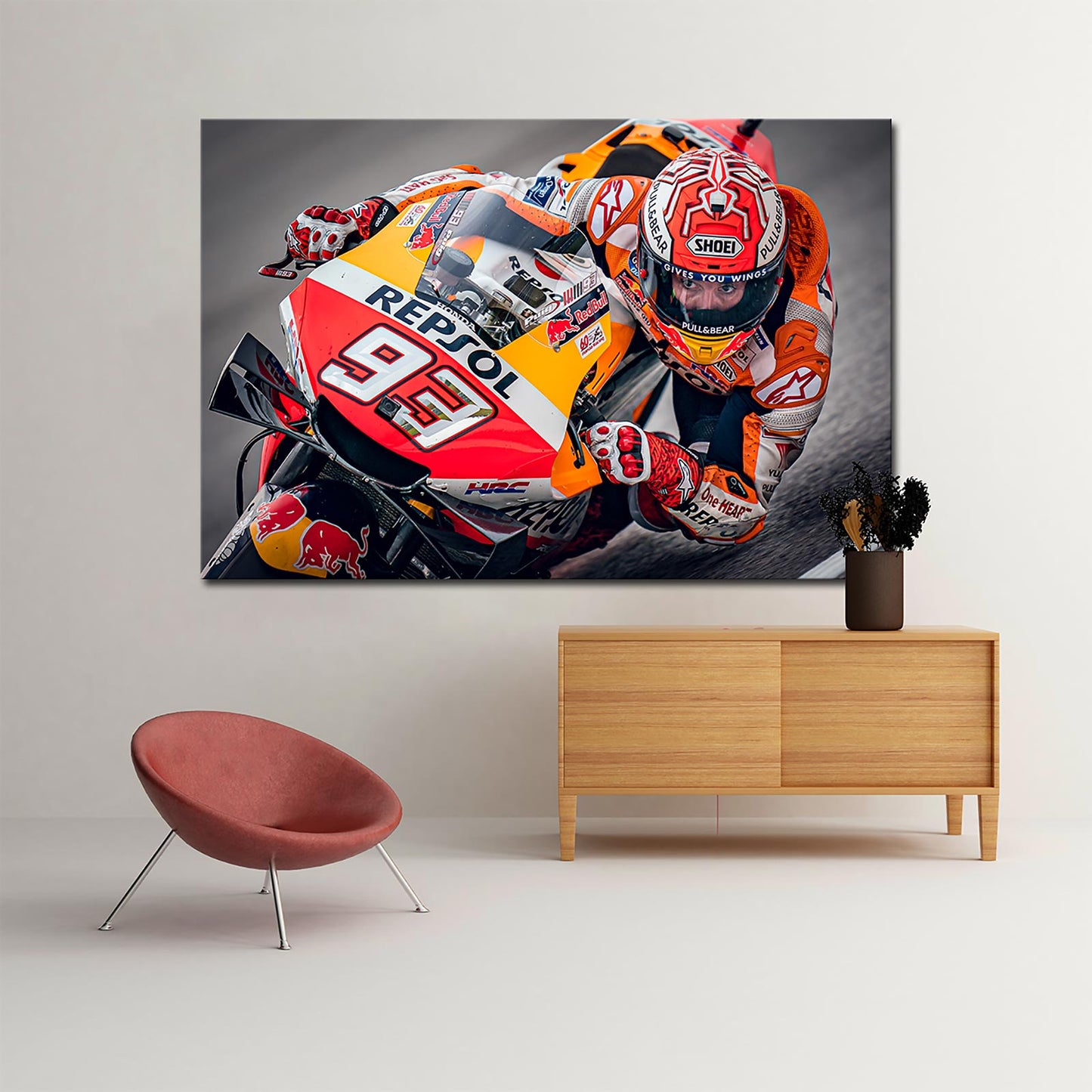 Leinwand Kunstdruck - Marc Marquez - "clear" - MM20