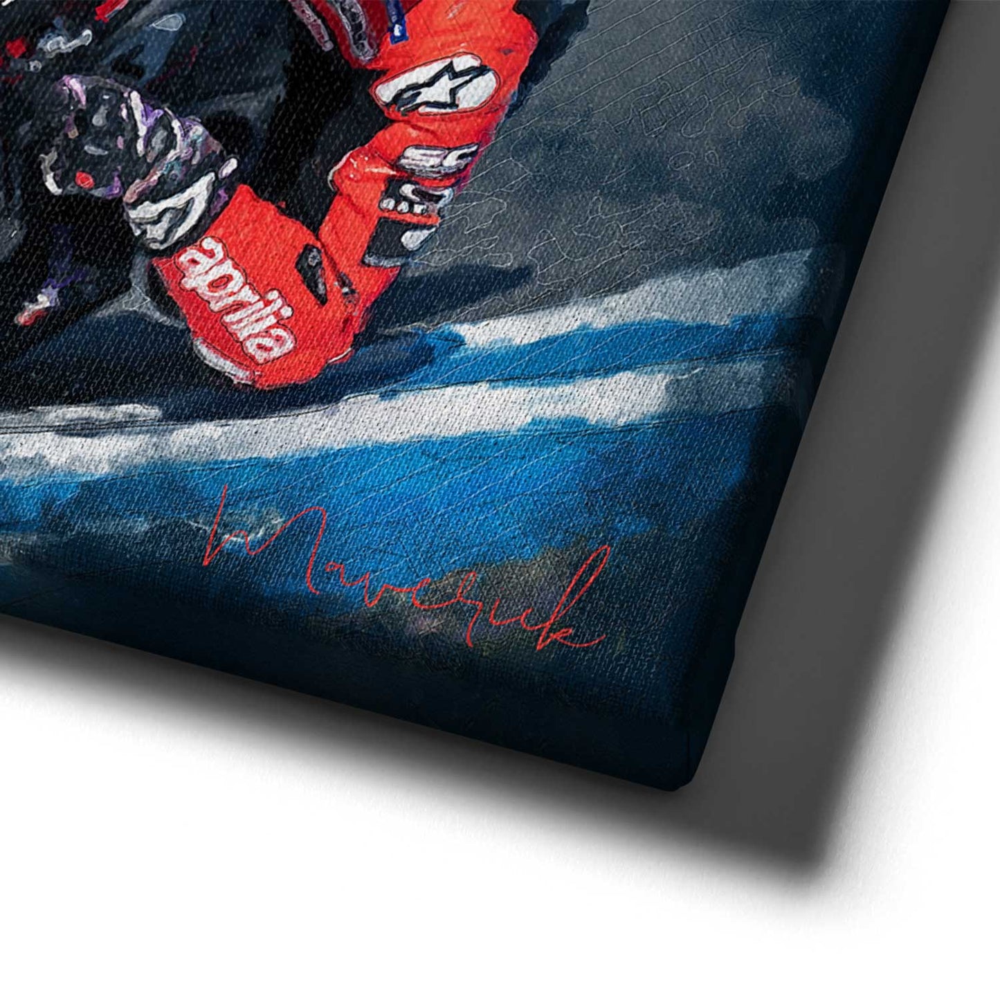 Leinwand Kunstdruck - Maverick Vinales - Mack12 - MV13