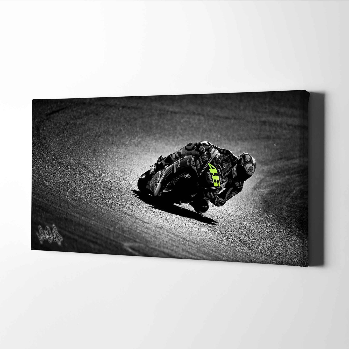 Leinwand - Kunstdruck - Valentino Rossi - "46" - VR09