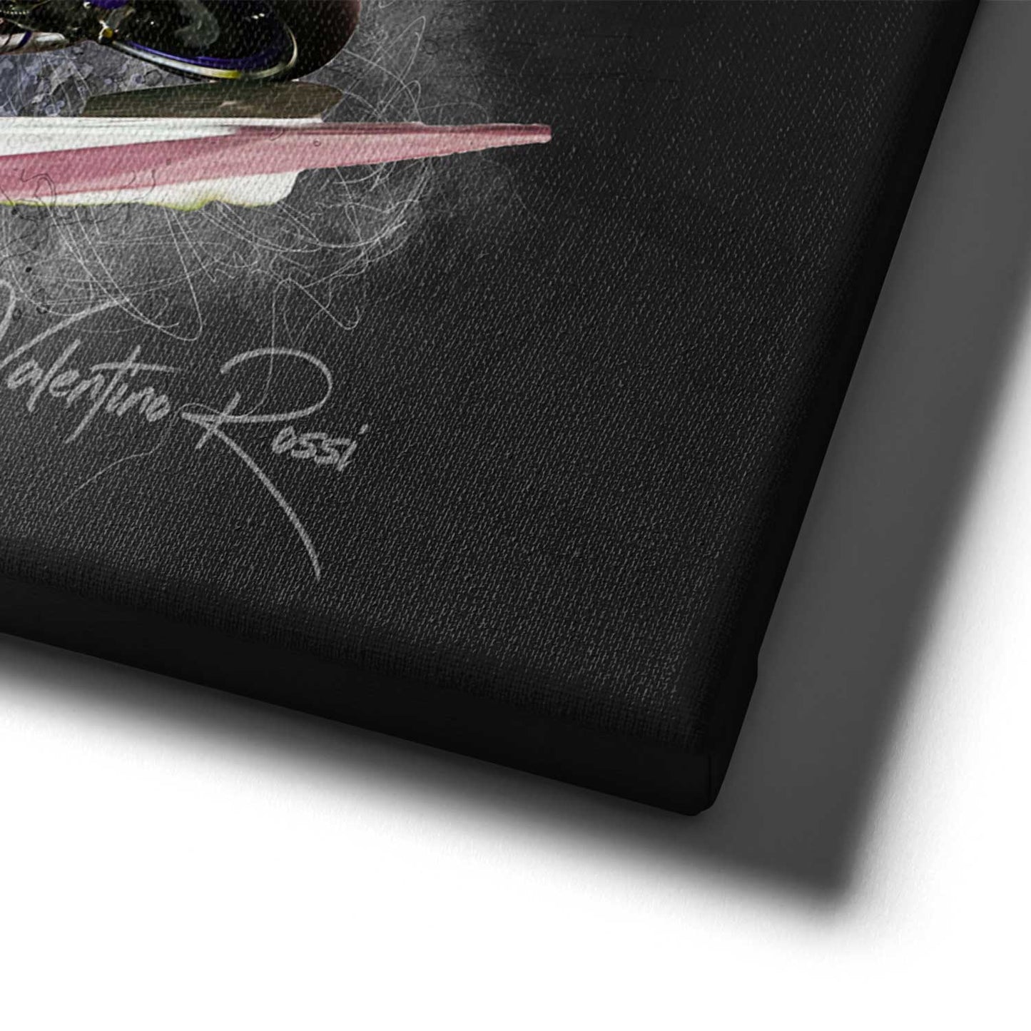 Leinwand Kunstdruck - Valentino Rossi - "at night" - VR23