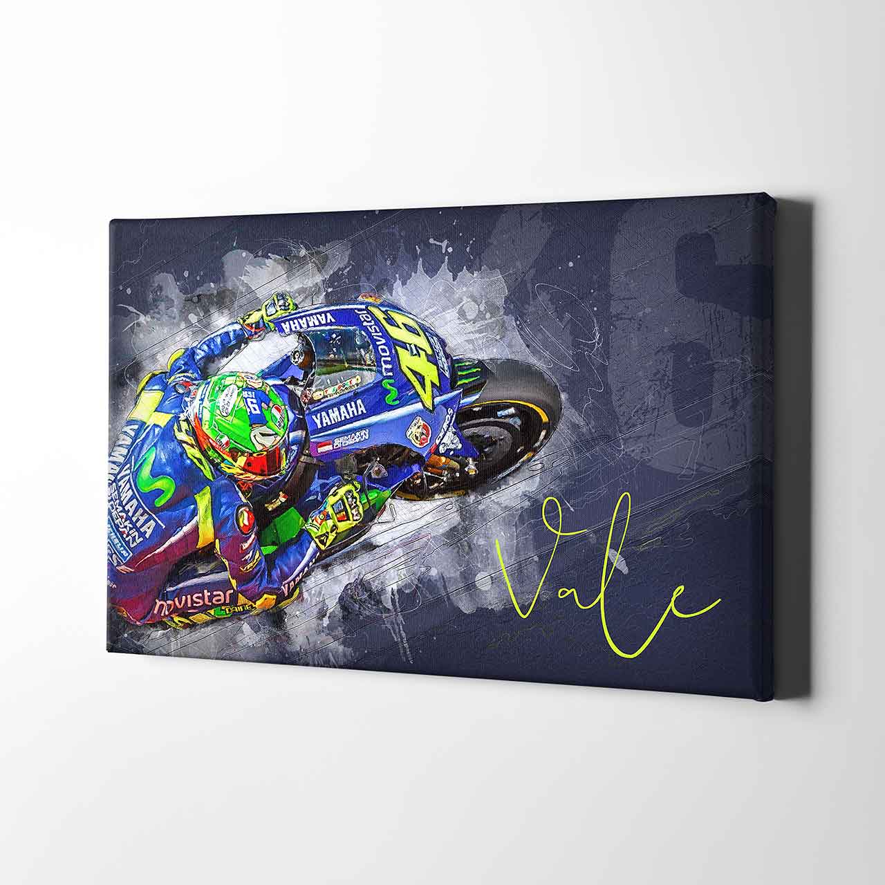 Leinwand Kunstdruck - Valentino Rossi - Mugello - VR33 -