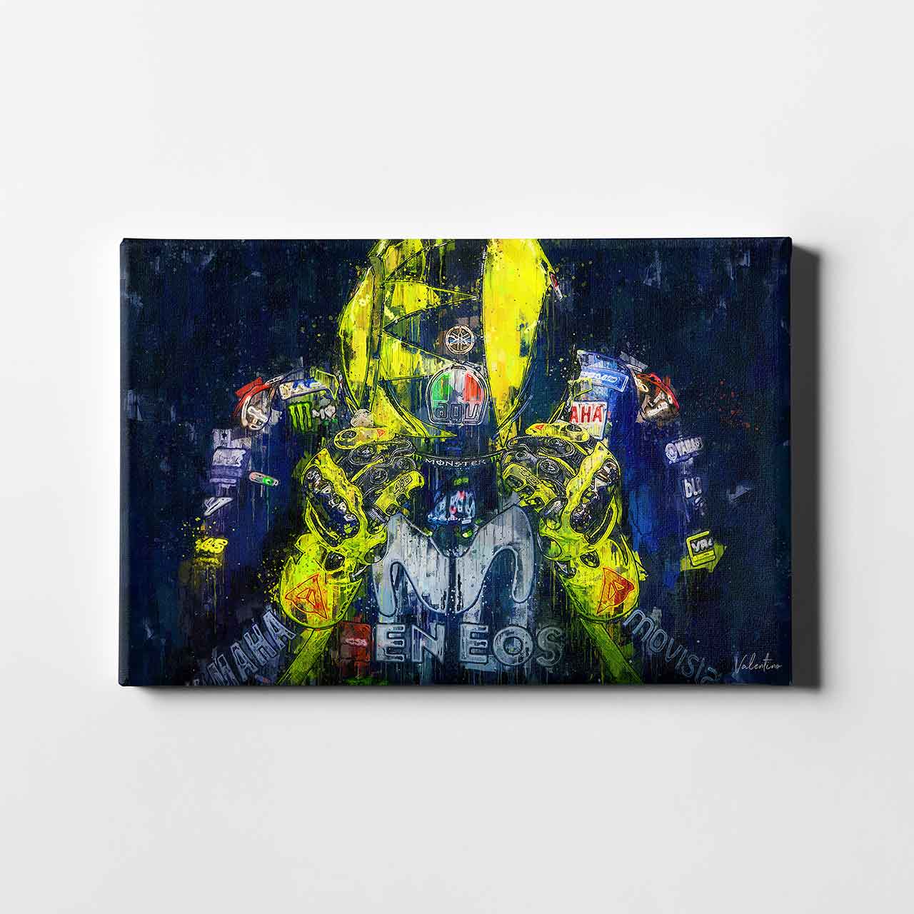 Leinwanddruck Artwork - Valentino Rossi - "Edition 1" - VR47