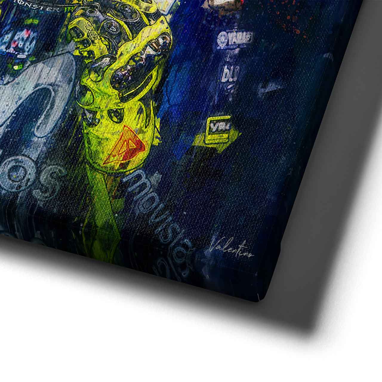 Leinwanddruck Artwork - Valentino Rossi - "Edition 1" - VR47