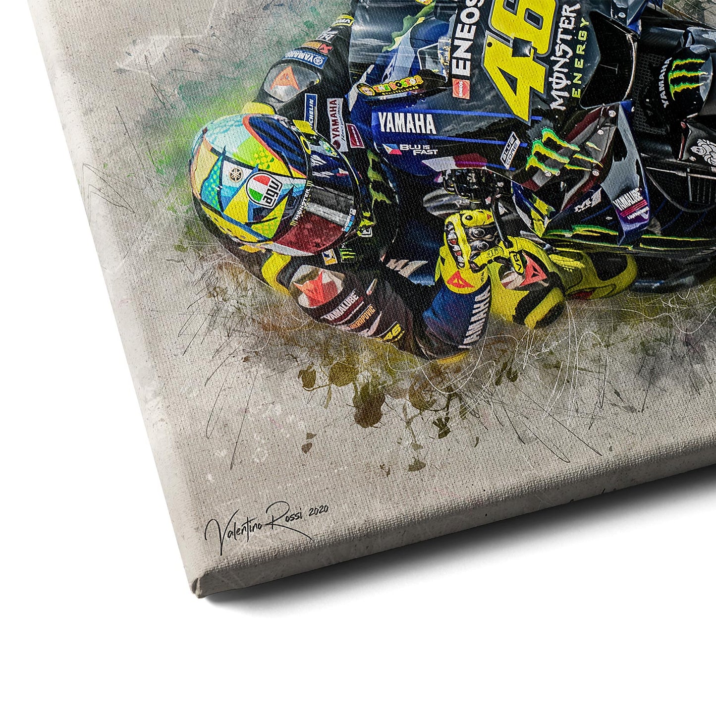 Leinwand Kunstdruck - Valentino Rossi - Classic 2020 - VR54