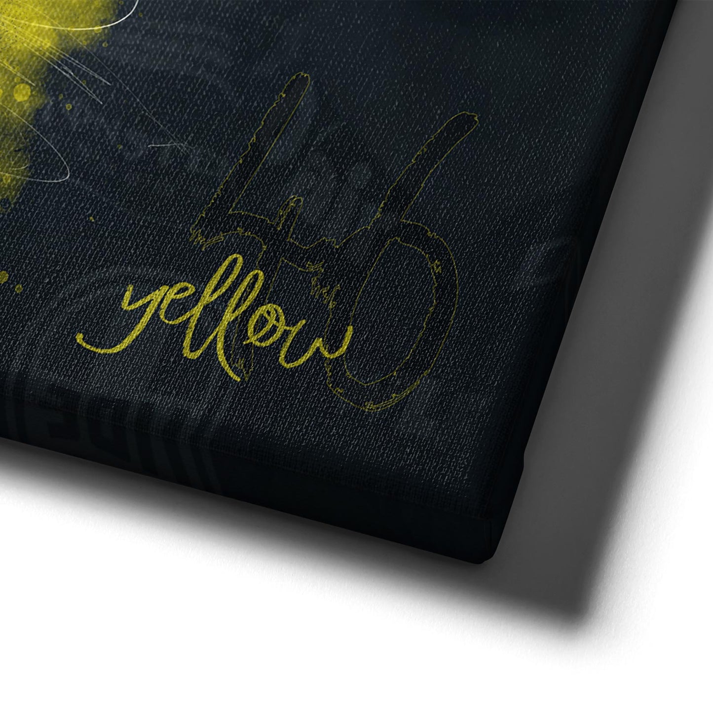 Leinwand Kunstdruck - Valentino Rossi - yellow 46 - VR55