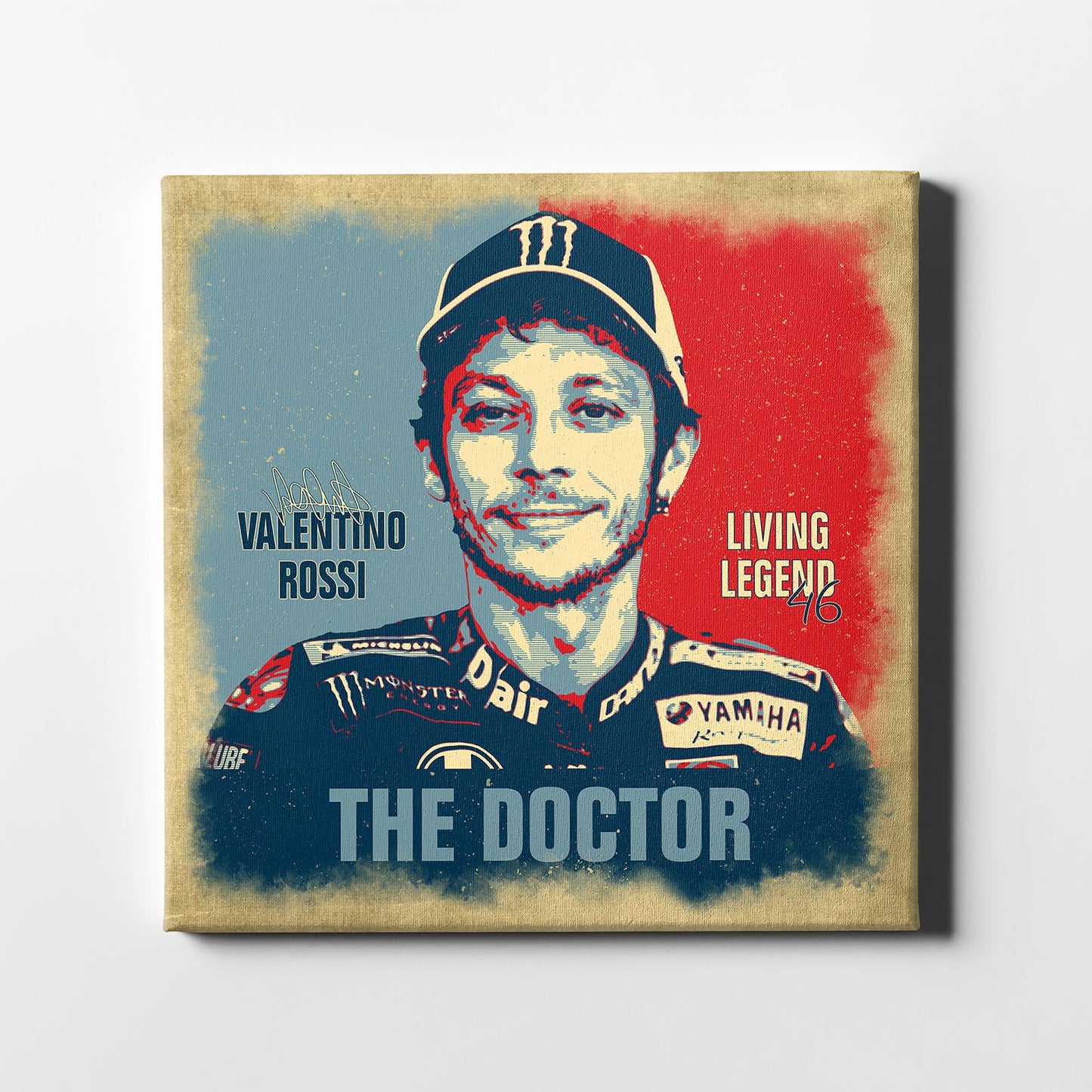 Leinwand Kunstdruck - Valentino Rossi - the doctor - VR66