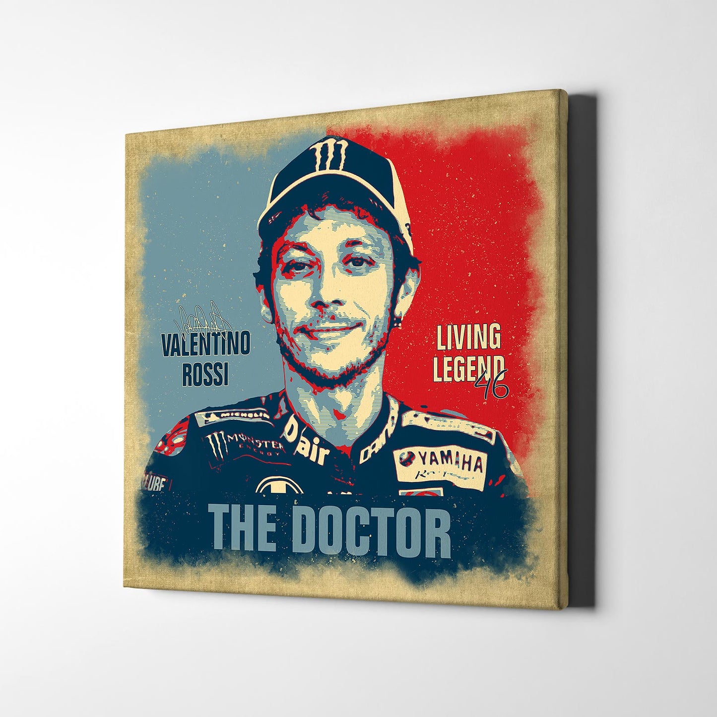 Leinwand Kunstdruck - Valentino Rossi - the doctor - VR66