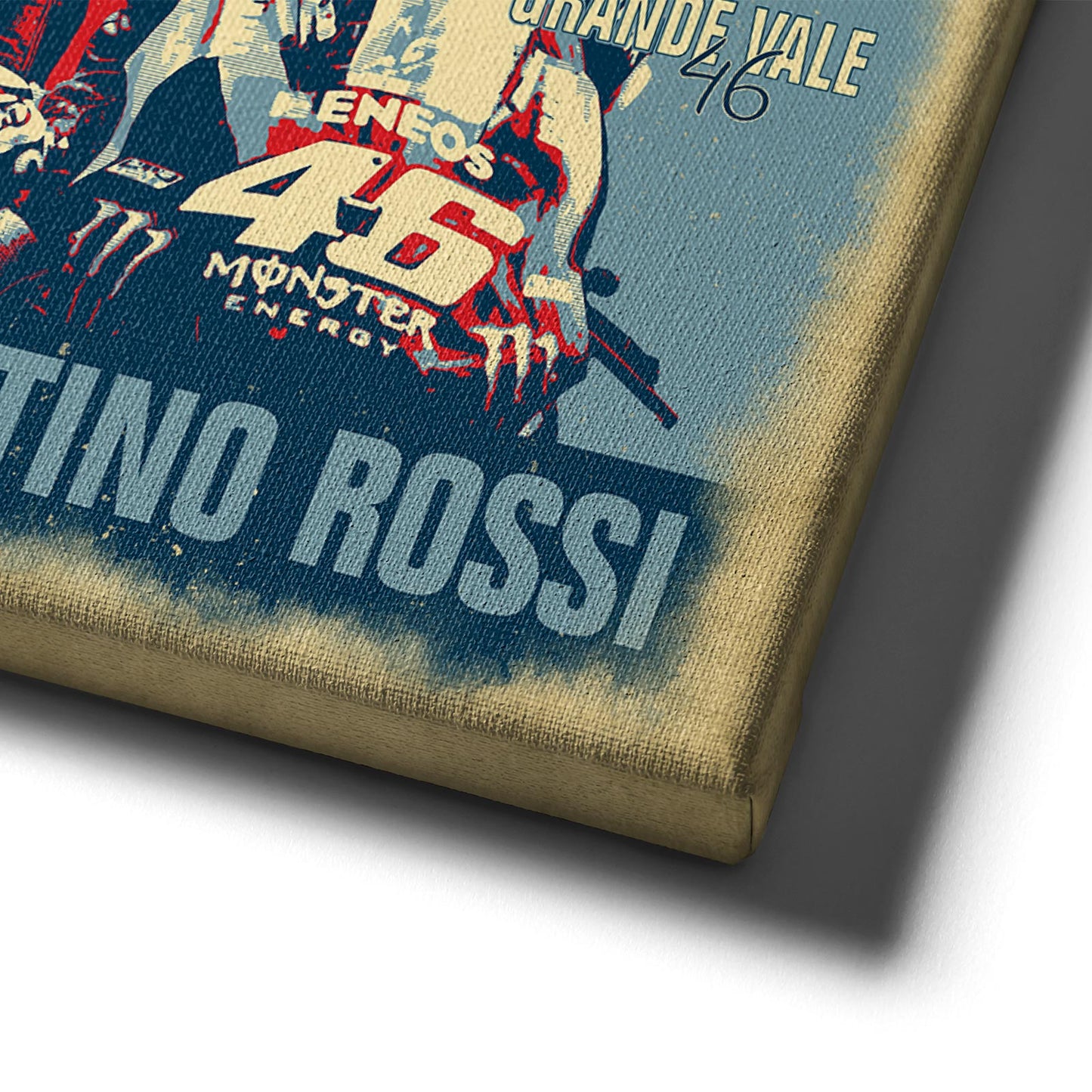 Leinwand Kunstdruck - Valentino Rossi - Grande Vale - VR68