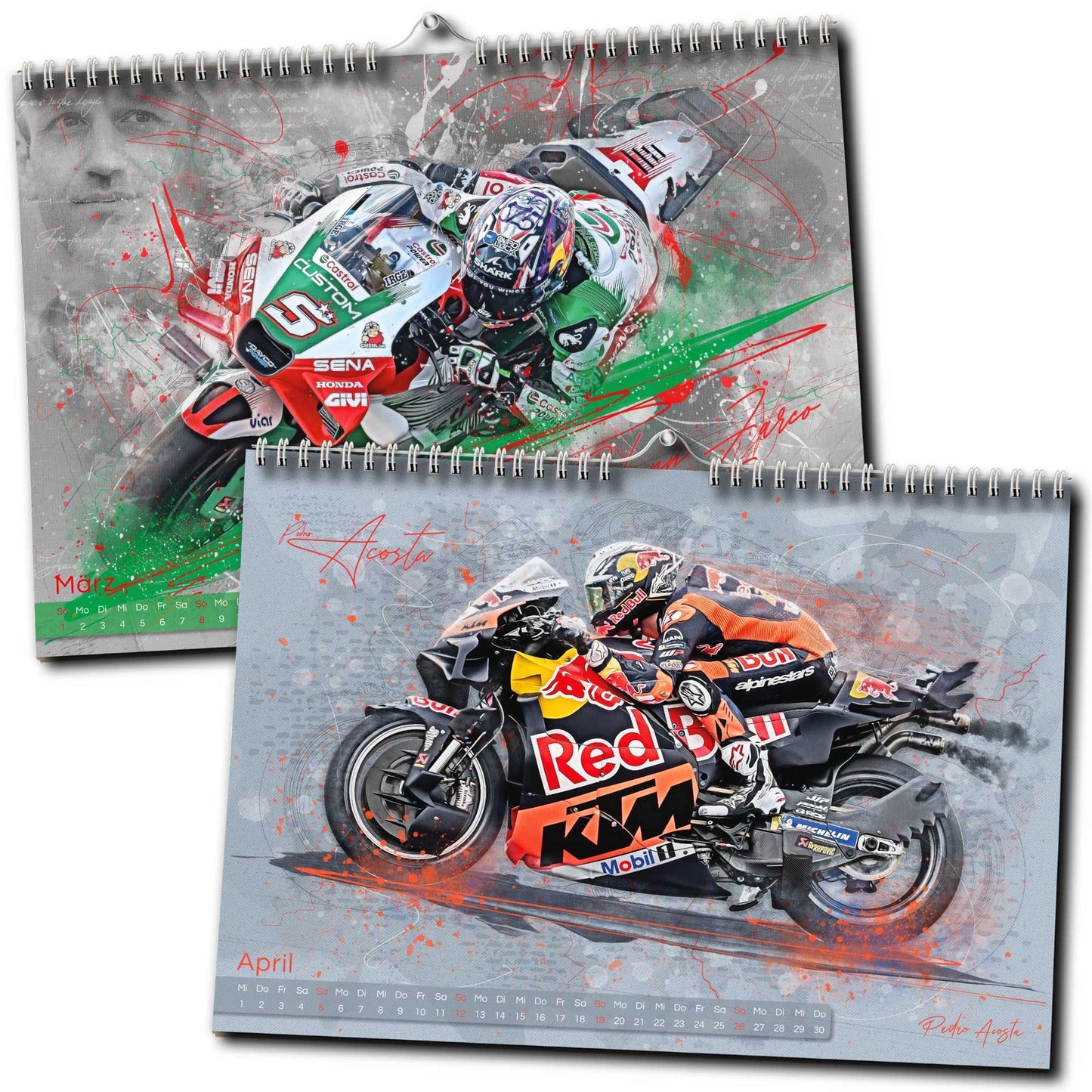 Grand Prix Artworks Limited Edition 250 Stück | Kalender 2026 - Premium Wandkalender im Format DIN A2 - RIESIG