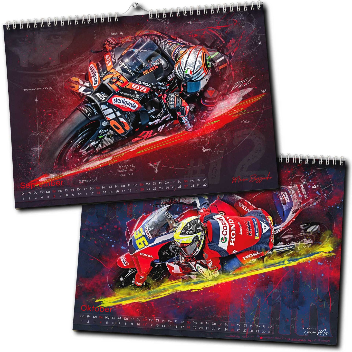 Grand Prix Artworks Limited Edition 250 Stück | Kalender 2026 - Premium Wandkalender im Format DIN A2 - RIESIG