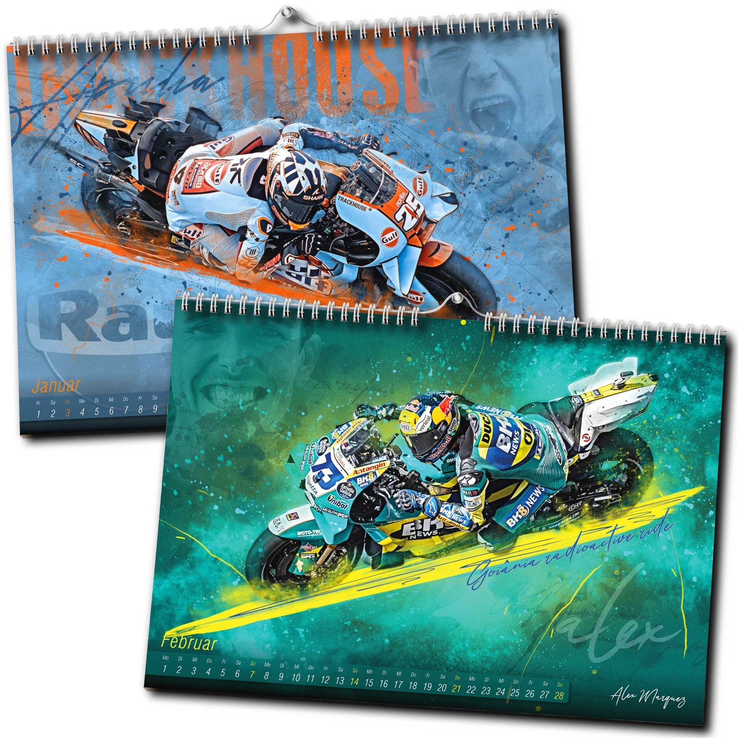 Grand Prix Artworks Limited Edition 250 Stück | Kalender 2027 - Premium Wandkalender im Format DIN A2 - RIESIG